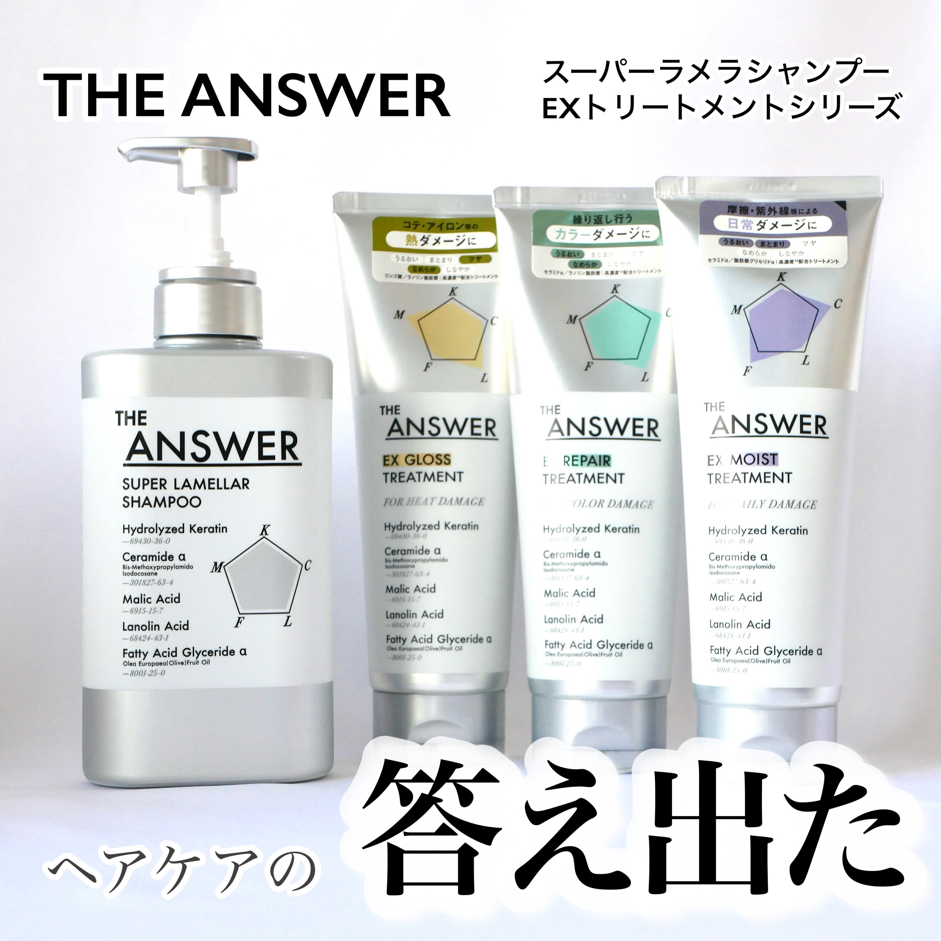 THE ANSWER スーパーラメラシャンプー/THE ANSWER/市販シャンプーを使ったクチコミ（1枚目）
