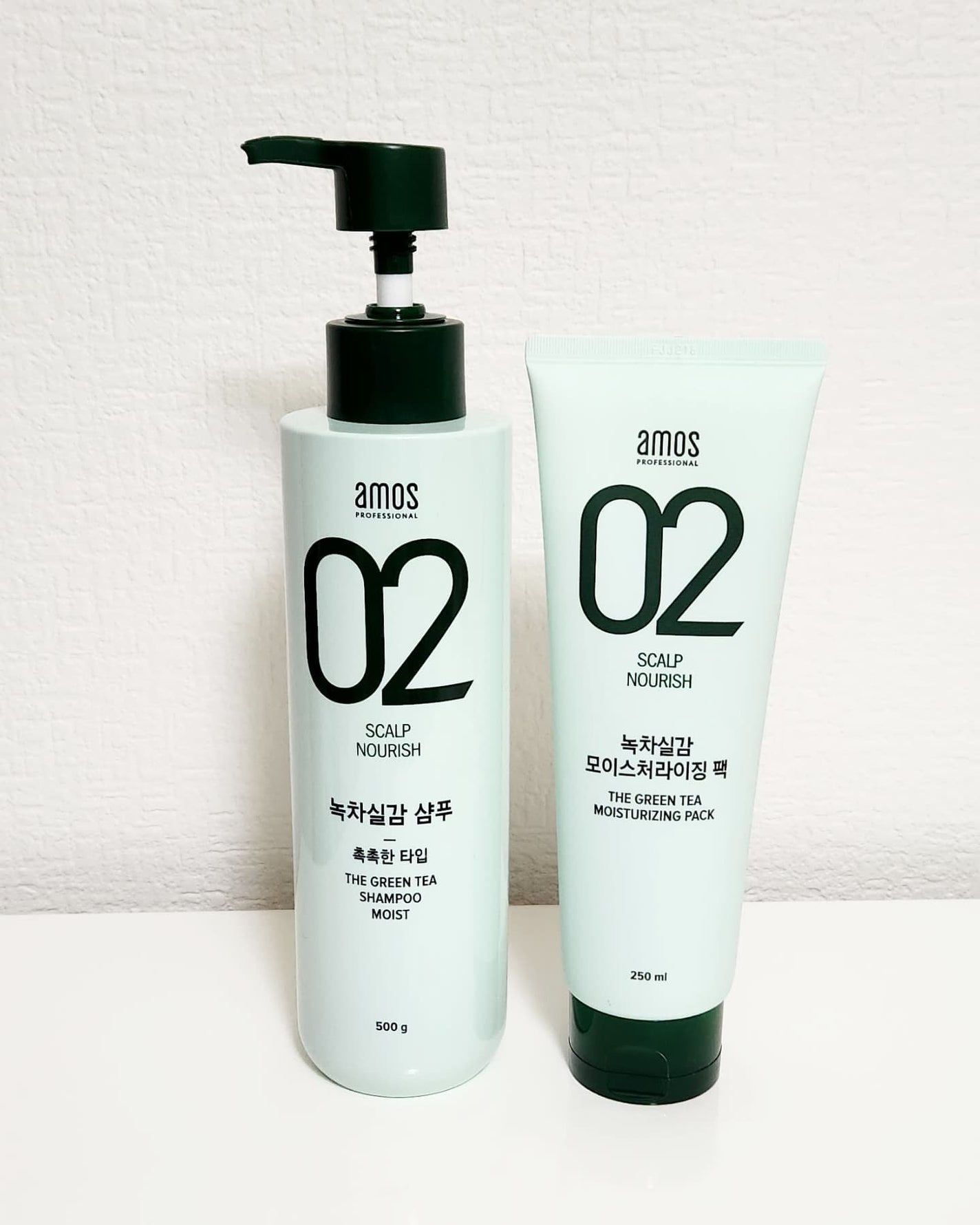 グリーンティーシャンプー(フレッシュ/マイルド/モイスト)/amos PROFESSIONAL/サロンシャンプーを使ったクチコミ(2枚目)