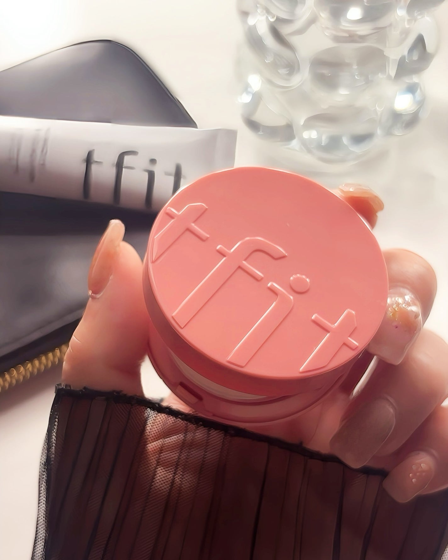 フラッフィーベルベットクッションチーク /TFIT/ジェル・クリームチークを使ったクチコミ(1枚目)