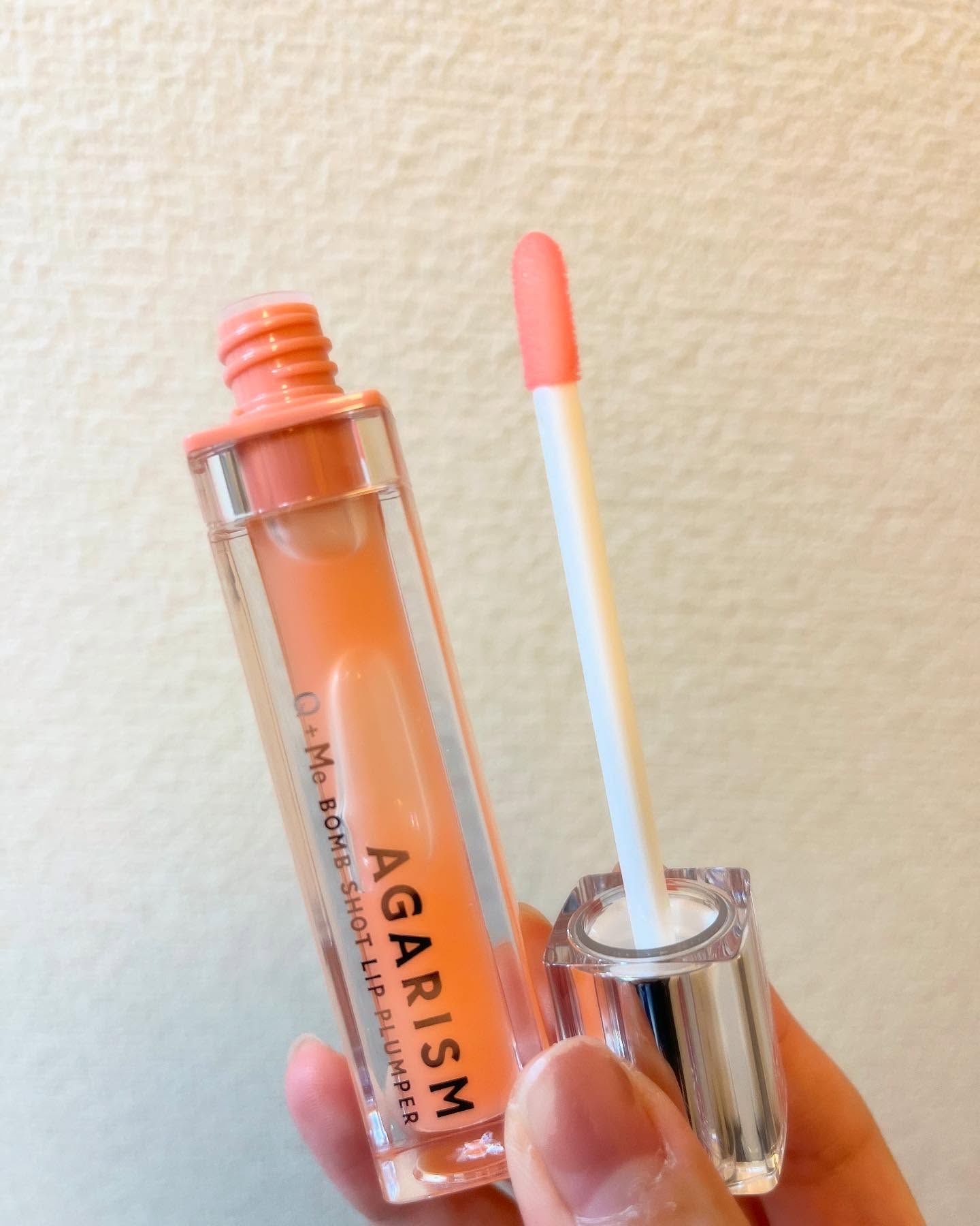 キューミ―ボムショットリッププランパー/AGARISM/リッププランパーを使ったクチコミ（2枚目）