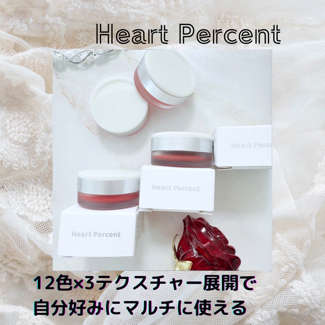 ドットオンムード・カスタム・リップアンドチーク/Heart Percent/ジェル・クリームチークを使ったクチコミ(1枚目)