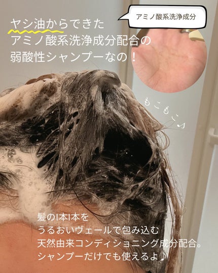 シャンプー/トリートメント <うるおいケア>/カウブランド無添加/市販シャンプーを使ったクチコミ(2枚目)