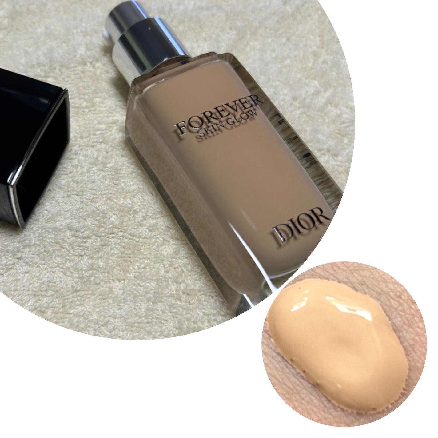 ディオールスキン フォーエヴァー フルイド グロウ/Dior/リキッドファンデーションを使ったクチコミ(2枚目)