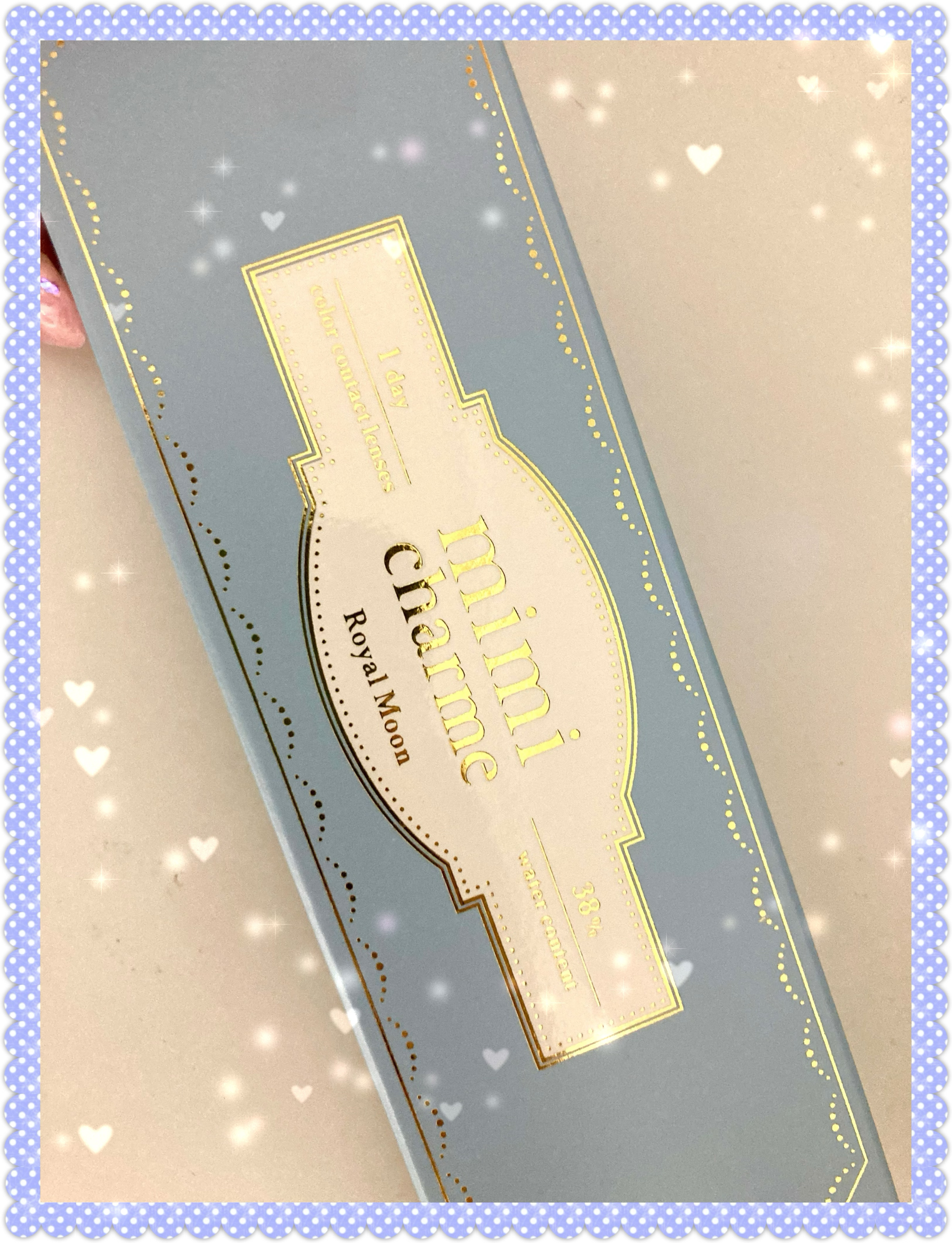 mimi charme 1day ロイヤルムーン/mimi charme/ワンデー（１DAY）カラコンを使ったクチコミ（1枚目）