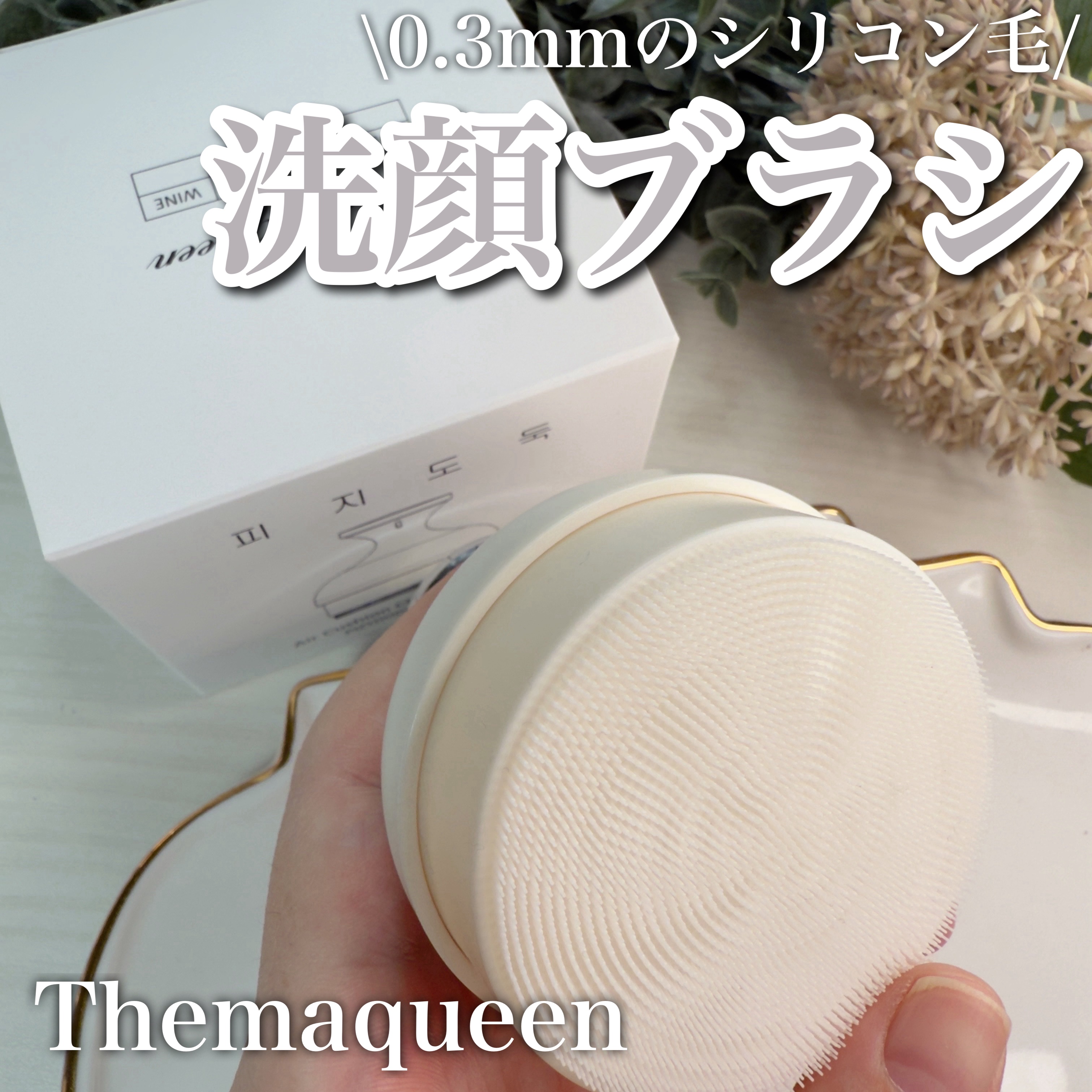エアクッション洗顔ブラシ/Themaqueen/バスグッズを使ったクチコミ（1枚目）