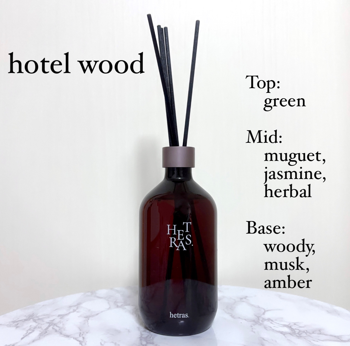 プレミアムディフューザー/hetras/ルームフレグランスを使ったクチコミ（2枚目）