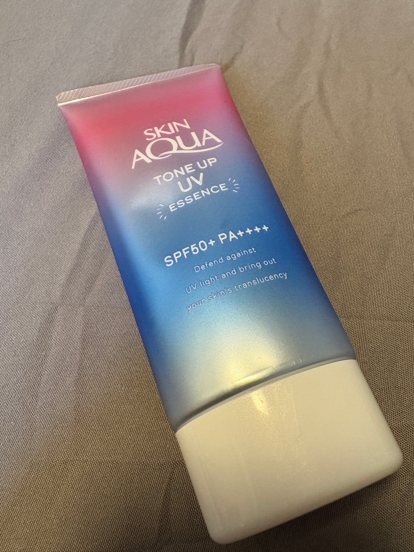 スキンアクア トーンアップUVエッセンス/スキンアクア/日焼け止めクリームを使ったクチコミ(1枚目)