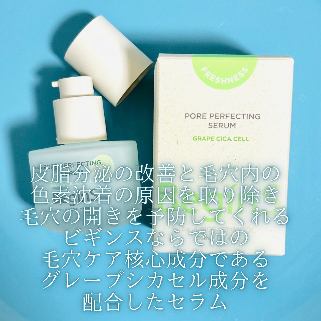 Pore Perfecting Serum/BeginS by JUNGSAEMMOOL/美容液を使ったクチコミ(2枚目)