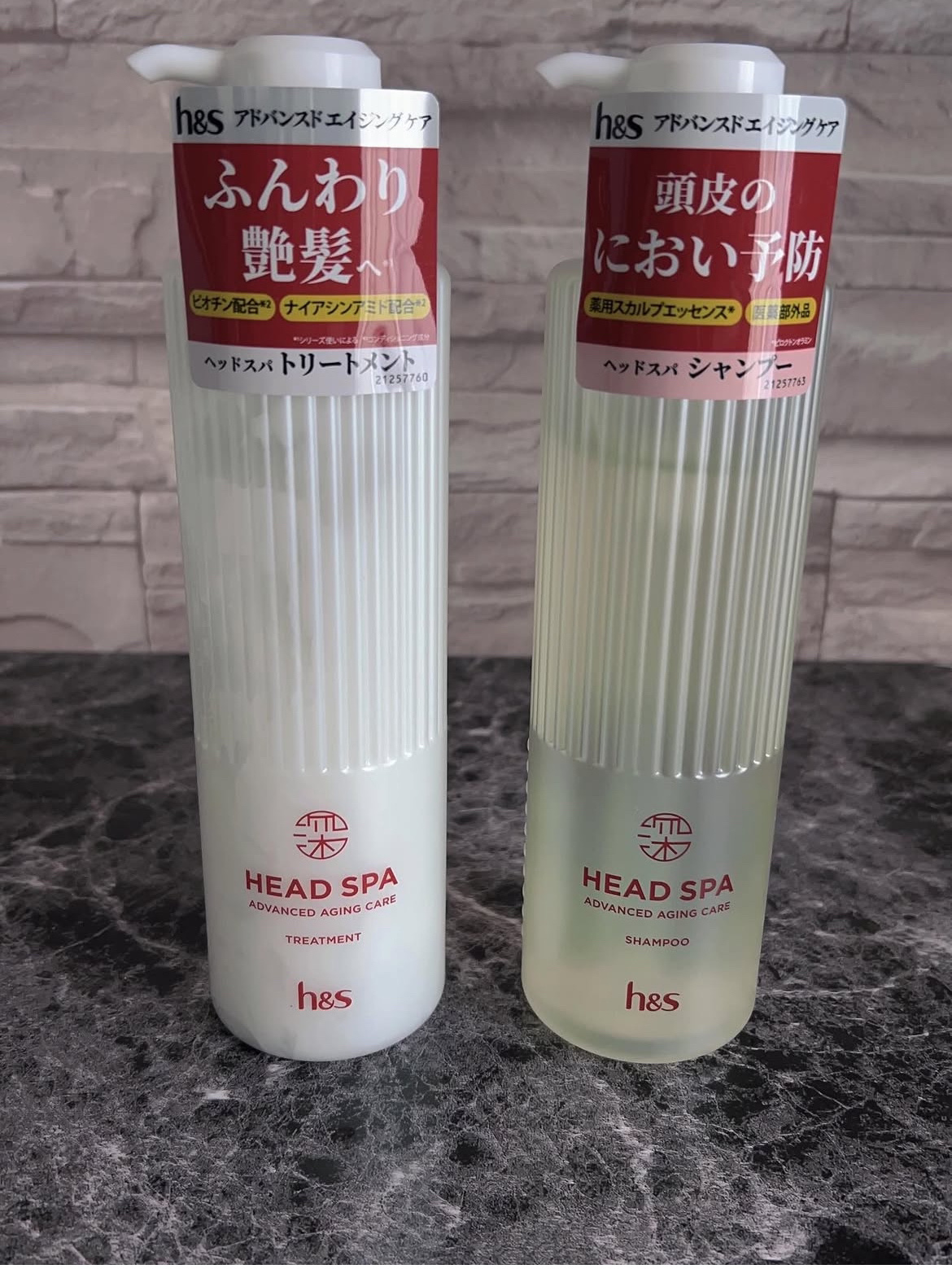 h&s 深ヘッドスパ アドバンスド エイジング ケア*4 シャンプー[医薬部外品]/トリートメント/h&s/市販シャンプーを使ったクチコミ（1枚目）