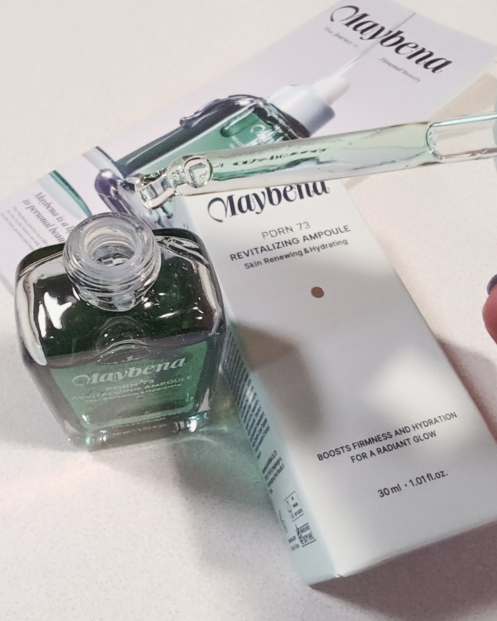 PDRN 73 リバイタライジング アンプル/MAYBENA/美容液を使ったクチコミ（3枚目）