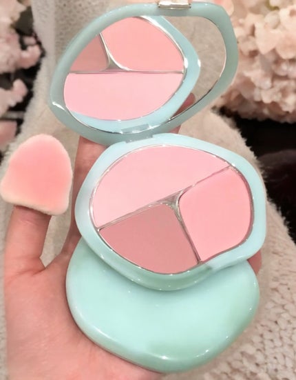 TIMAGE 3色チークパレット/TIMAGE/パウダーチークを使ったクチコミ(4枚目)