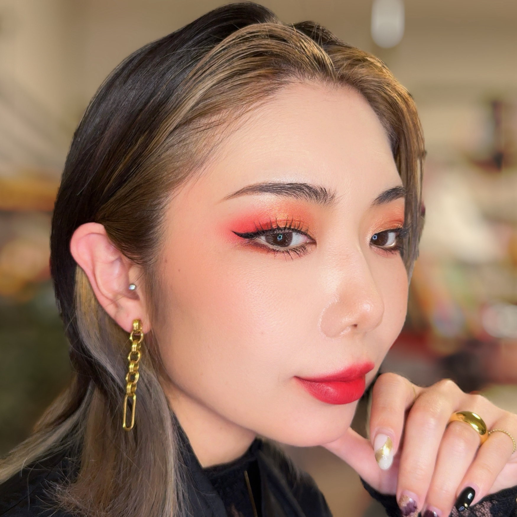 牡丹鏤月浮雕  百鳥朝鳳/花西子/アイシャドウパレットを使ったクチコミ（2枚目）