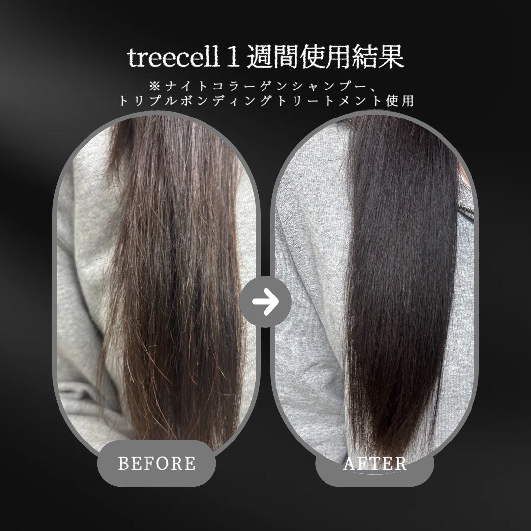 ナイトコラーゲンシャンプーミッドナイトフォレスト/treecell/市販シャンプーを使ったクチコミ(10枚目)