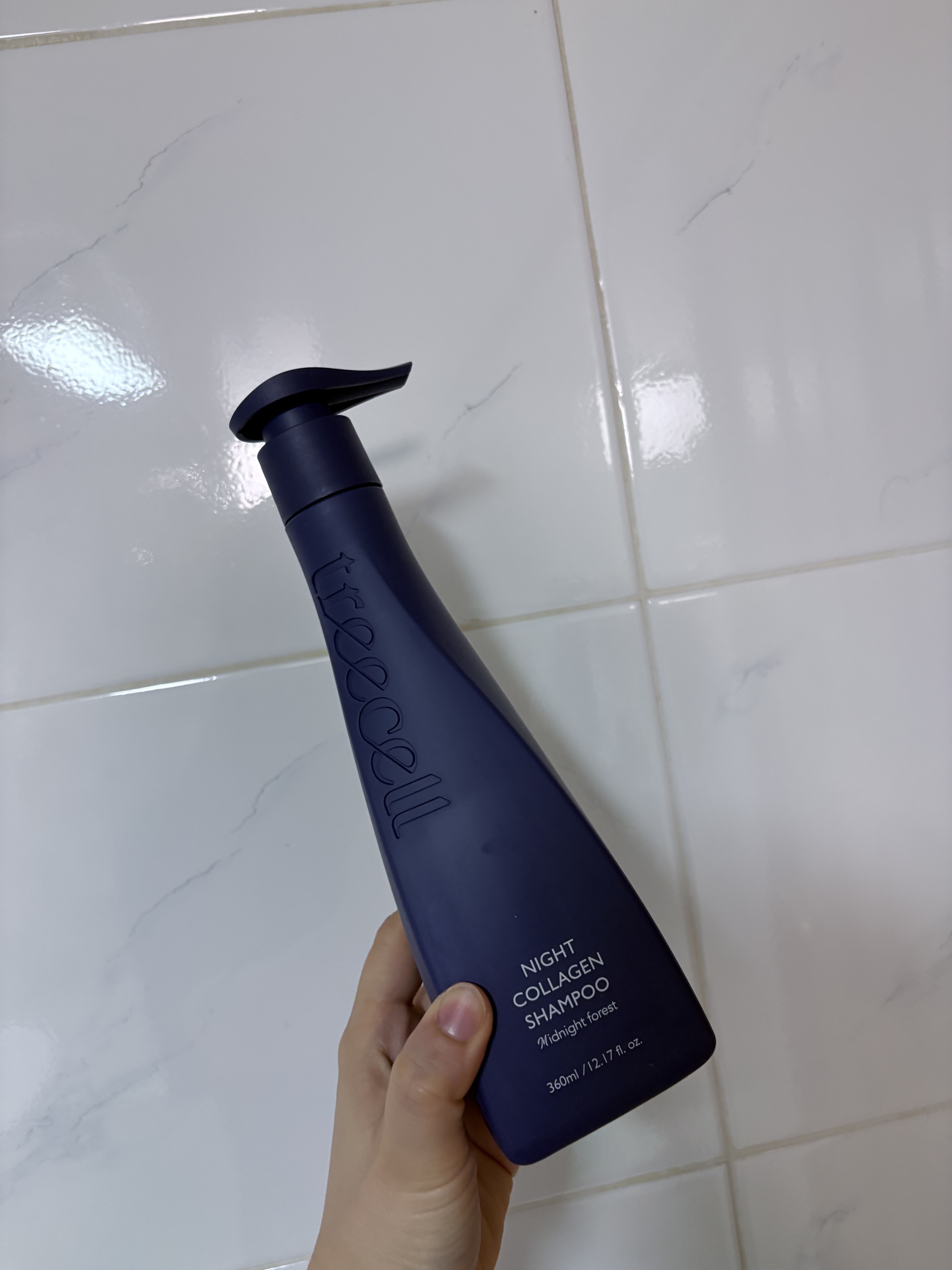 ナイトコラーゲンシャンプーミッドナイトフォレスト/treecell/市販シャンプーを使ったクチコミ（3枚目）