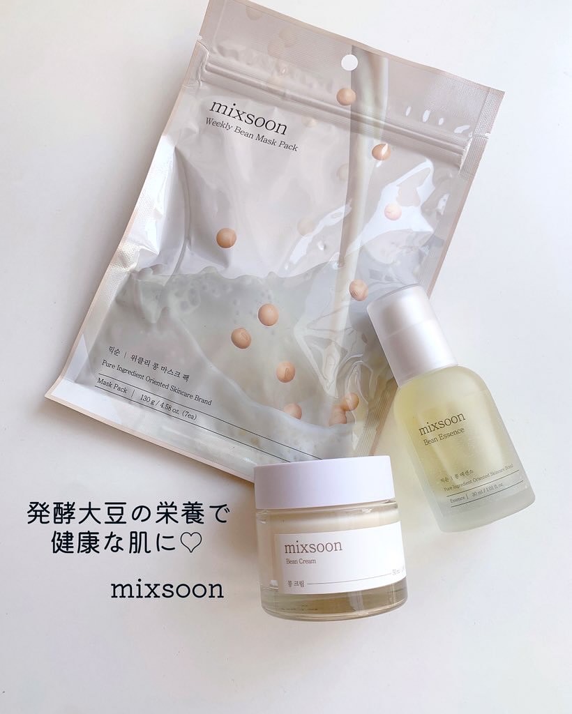 大豆エッセンス/mixsoon/美容液を使ったクチコミ（1枚目）
