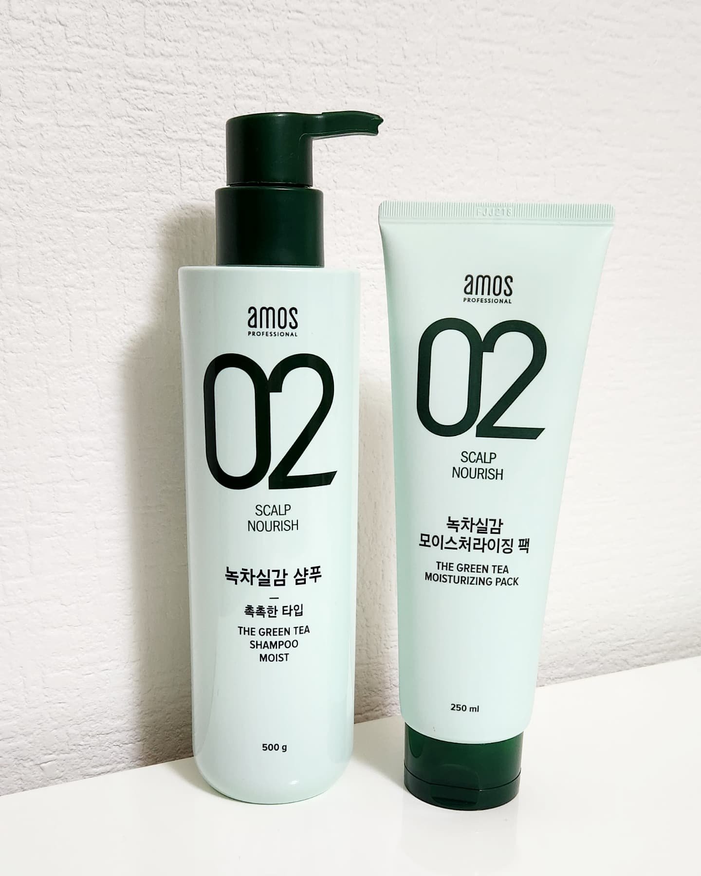グリーンティーシャンプー（フレッシュ/マイルド/モイスト）/amos PROFESSIONAL/サロンシャンプーを使ったクチコミ（1枚目）