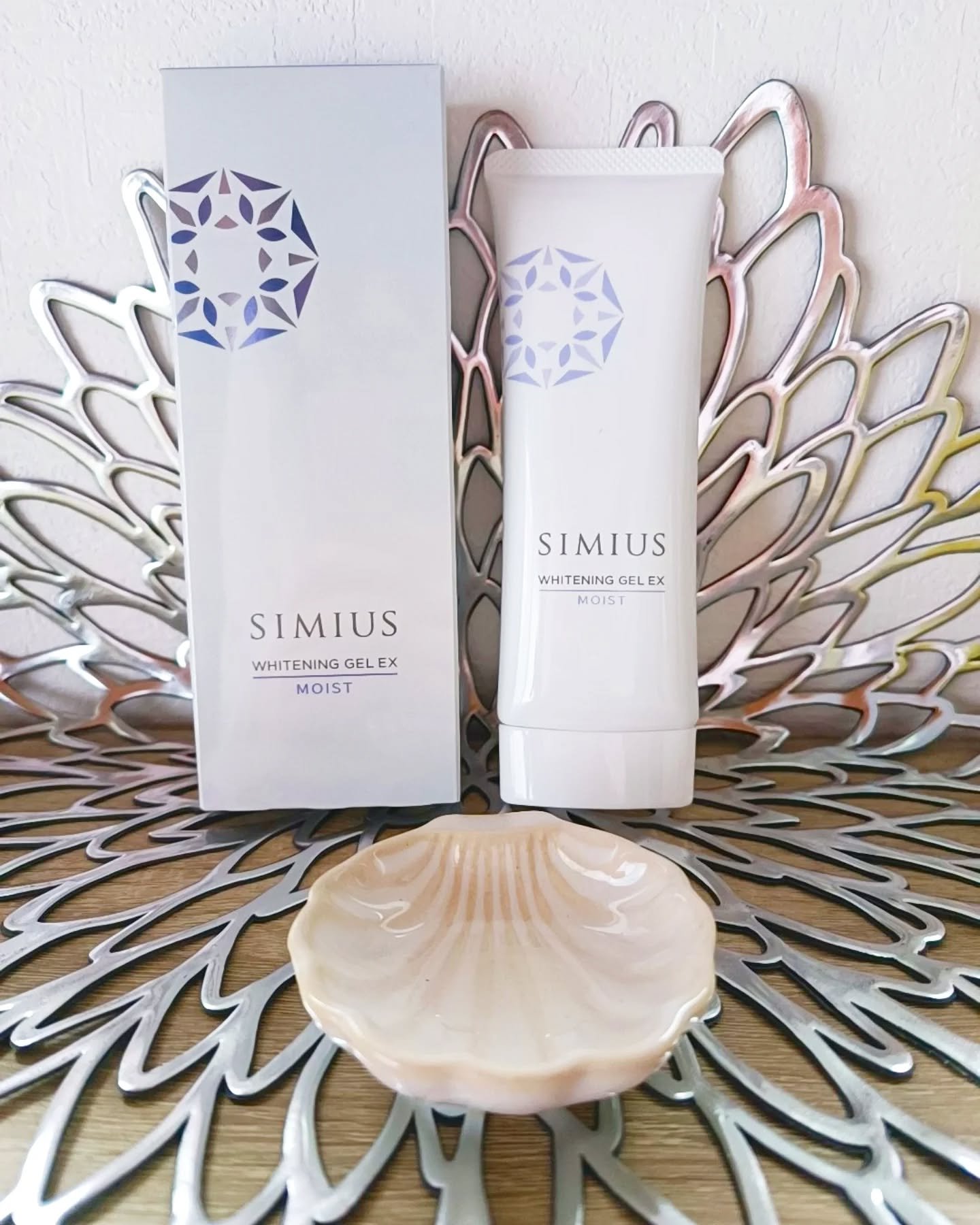 シミウス 薬用ホワイトニングジェルEX ライト （さっぱり）　/シミウス/フェイスクリームを使ったクチコミ（2枚目）