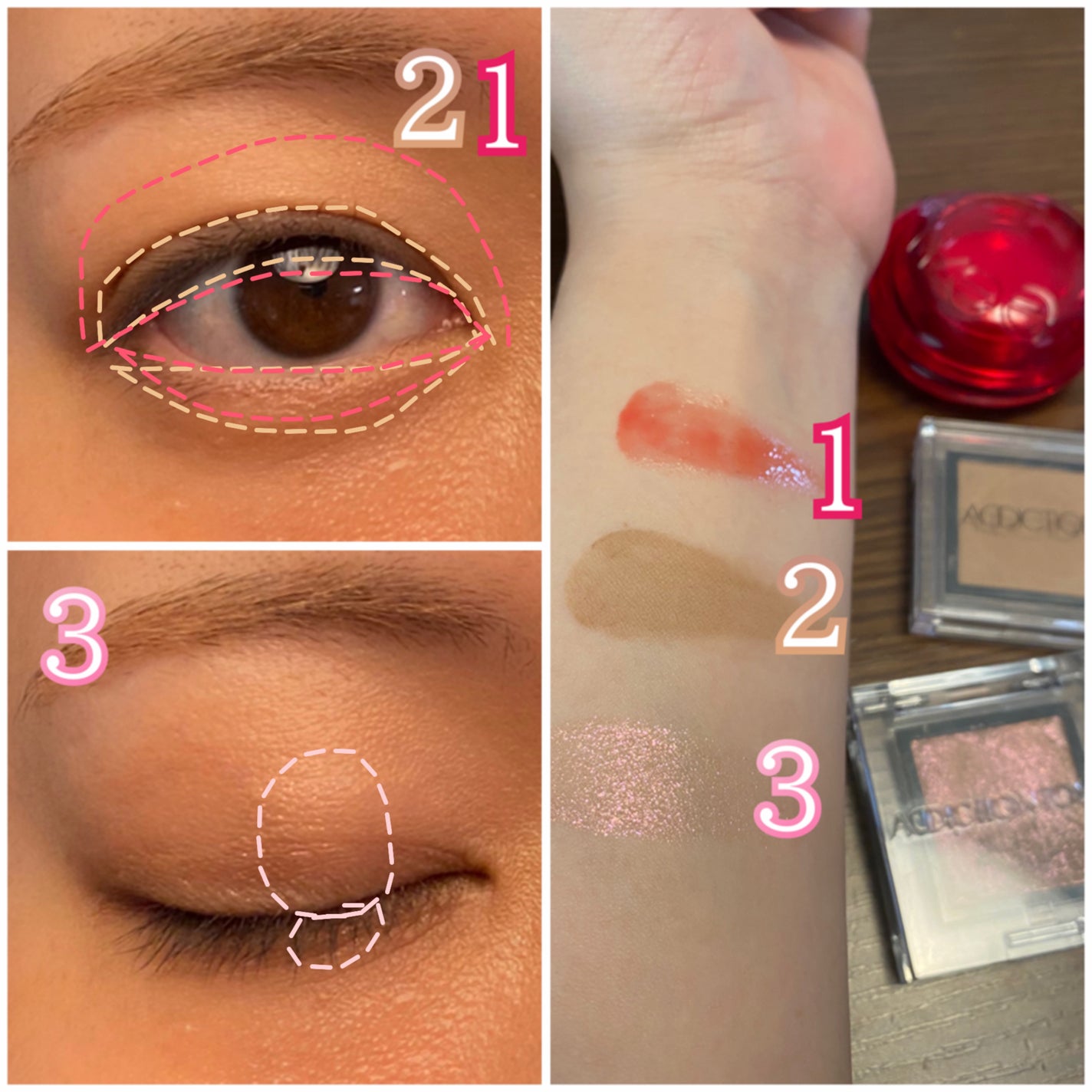 アディクション ザ アイシャドウ スパークル/ADDICTION/単色アイシャドウを使ったクチコミ(3枚目)