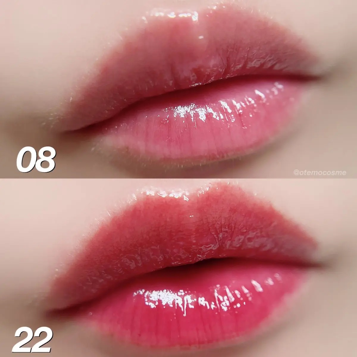 ロウグロウジェルティント R008 レア（ミニ）/hince/リップティントを使ったクチコミ（3枚目）