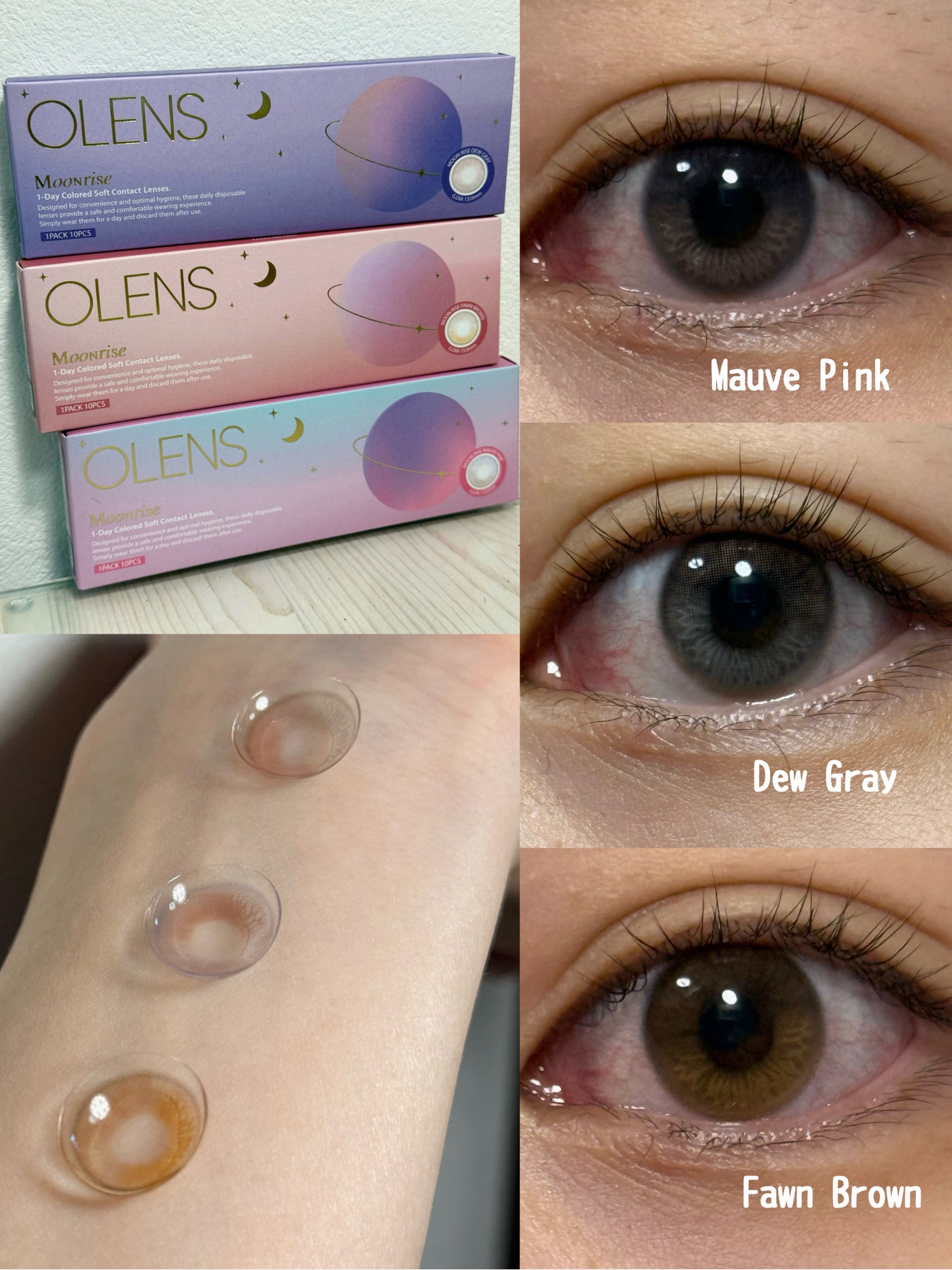 Moonrise 1day/OLENS/ワンデー(1DAY)カラコンを使ったクチコミ(2枚目)