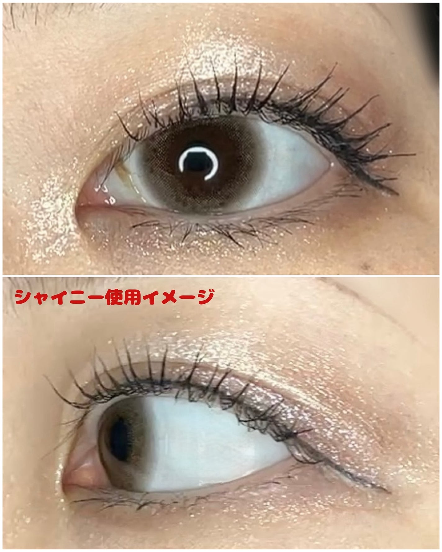 8カラー シャイニー アイシャドウパレット/メイクアップ/アイシャドウパレットを使ったクチコミ(9枚目)