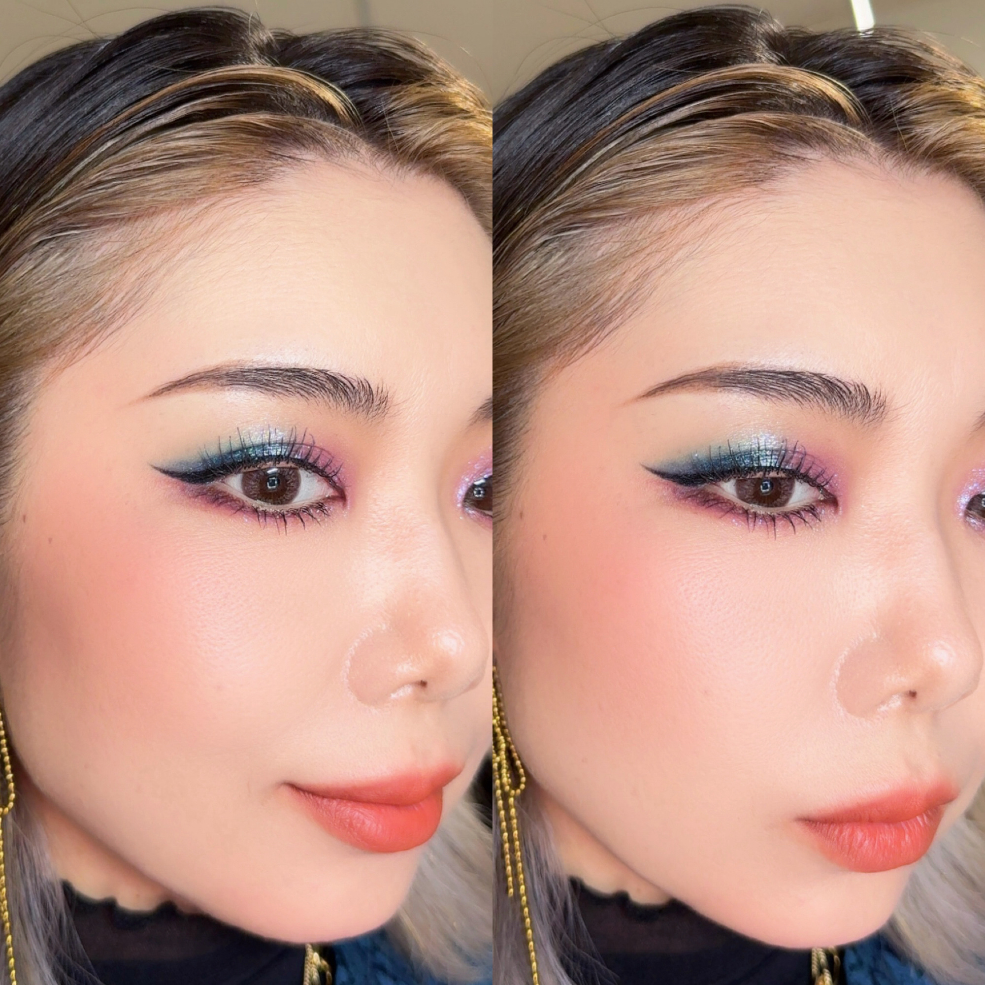 牡丹鏤月浮雕  百鳥朝鳳/花西子/アイシャドウパレットを使ったクチコミ（2枚目）