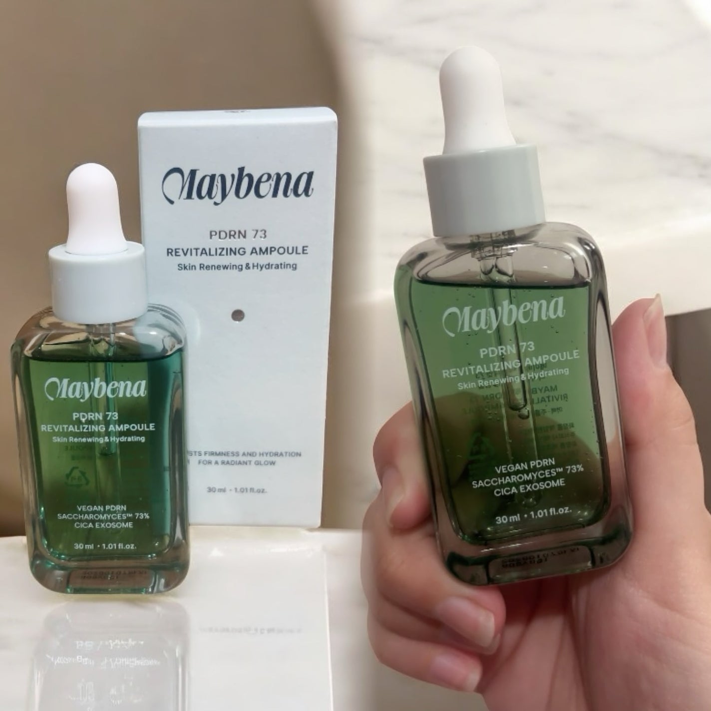 PDRN 73 リバイタライジング アンプル/MAYBENA/美容液を使ったクチコミ(2枚目)