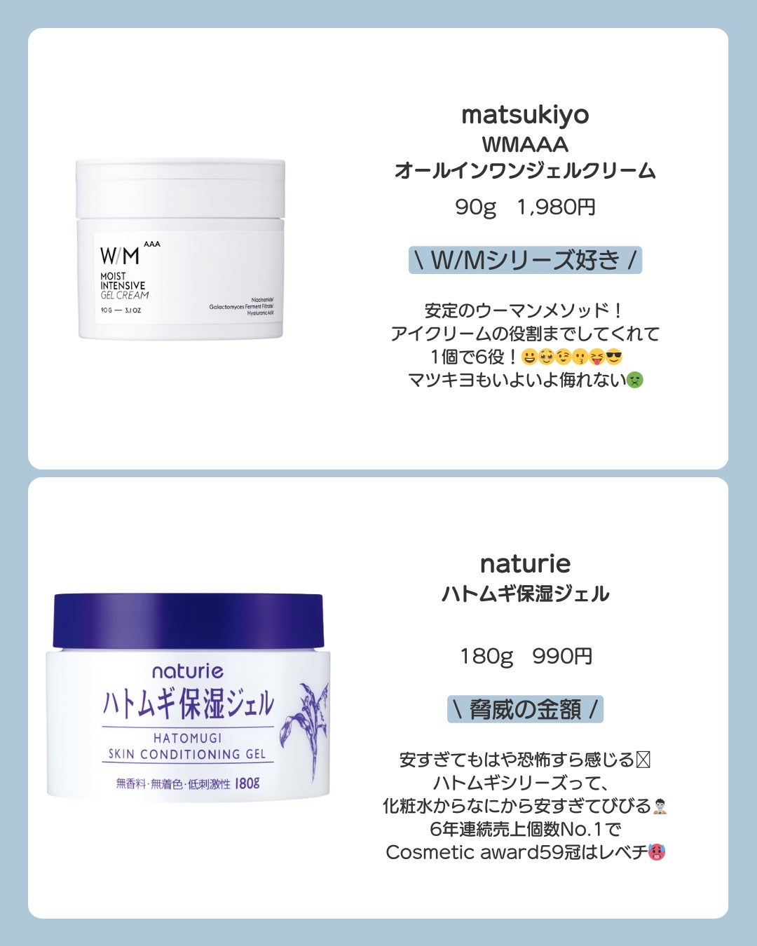 ハトムギ保湿ジェル(ナチュリエ スキンコンディショニングジェル)/ナチュリエ/美容液を使ったクチコミ(3枚目)