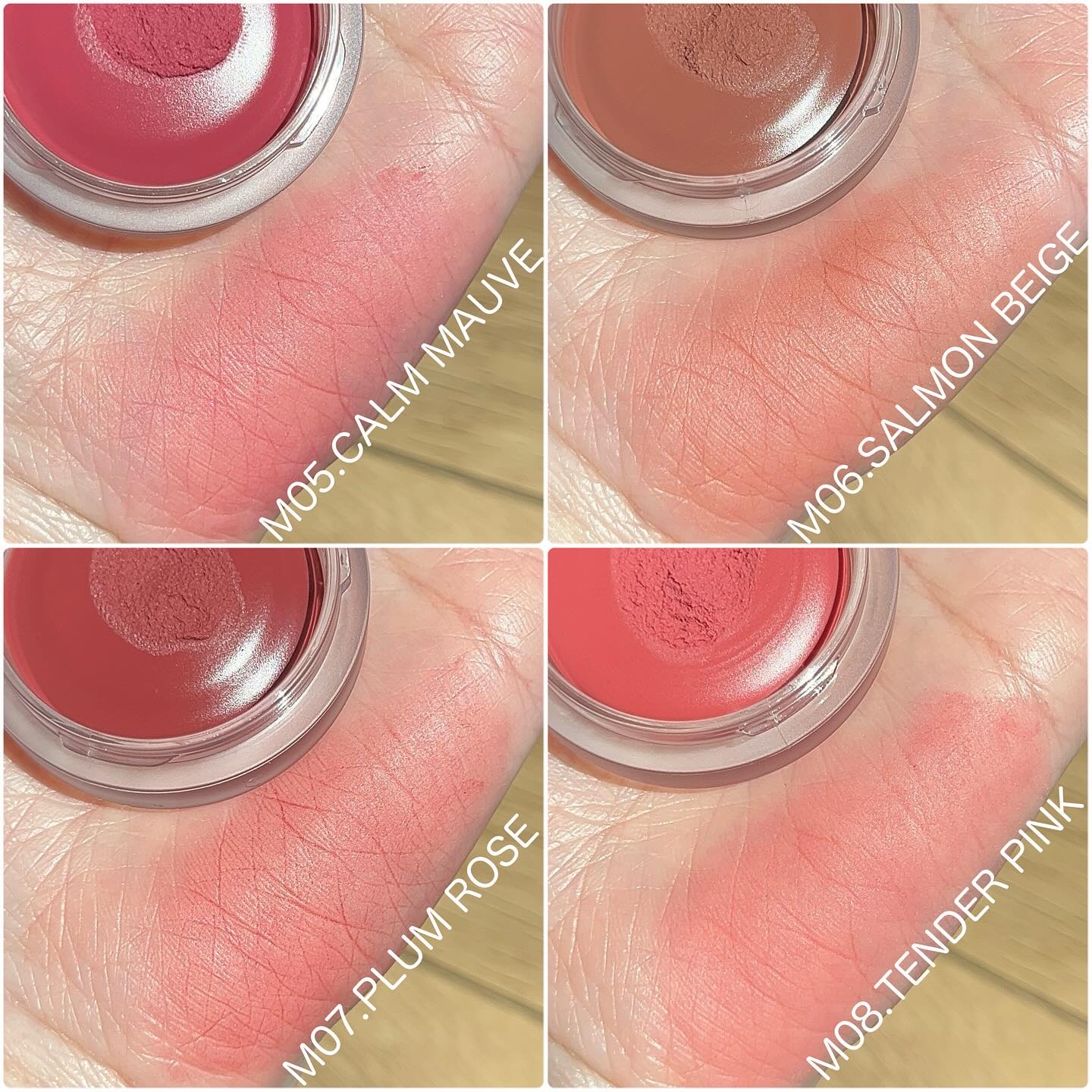 カスタムリップアンドチークシングル M07 プラムローズ/Heart Percent/ジェル・クリームチークを使ったクチコミ（3枚目）