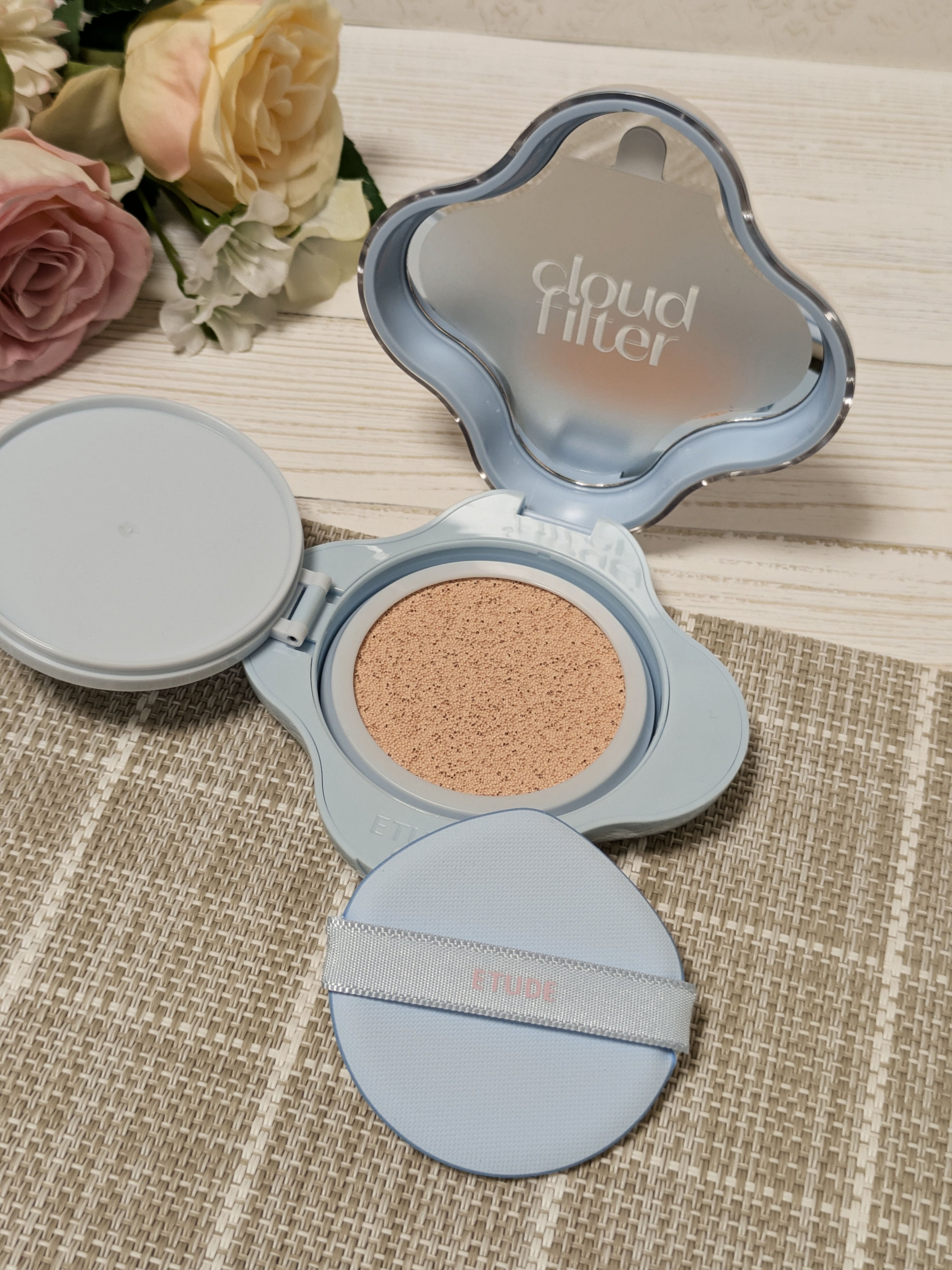 クラウドフィルタークッション/ETUDE/クッションファンデーションを使ったクチコミ（3枚目）