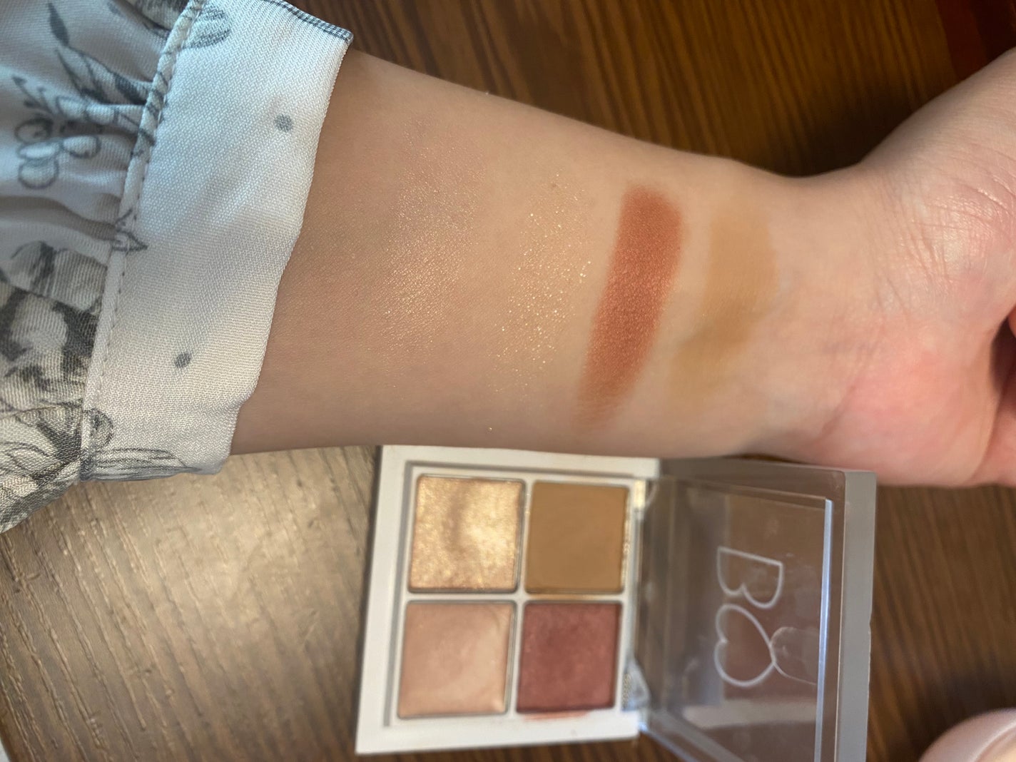 THE アイパレR/b idol/アイシャドウパレットを使ったクチコミ(4枚目)