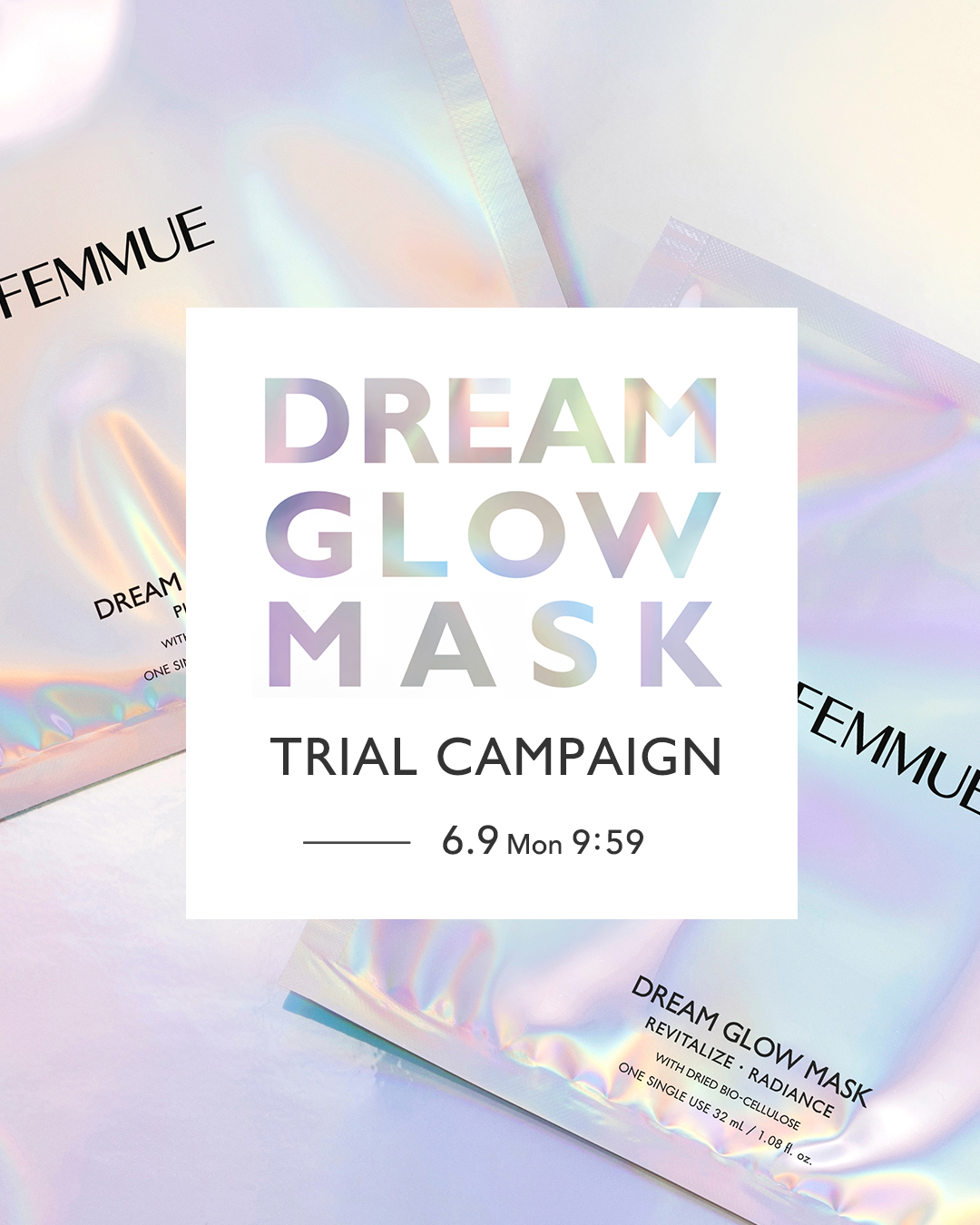 ドリームグロウマスク HR(保水・保湿)/FEMMUE/シートマスク・パックを使ったクチコミ（1枚目）