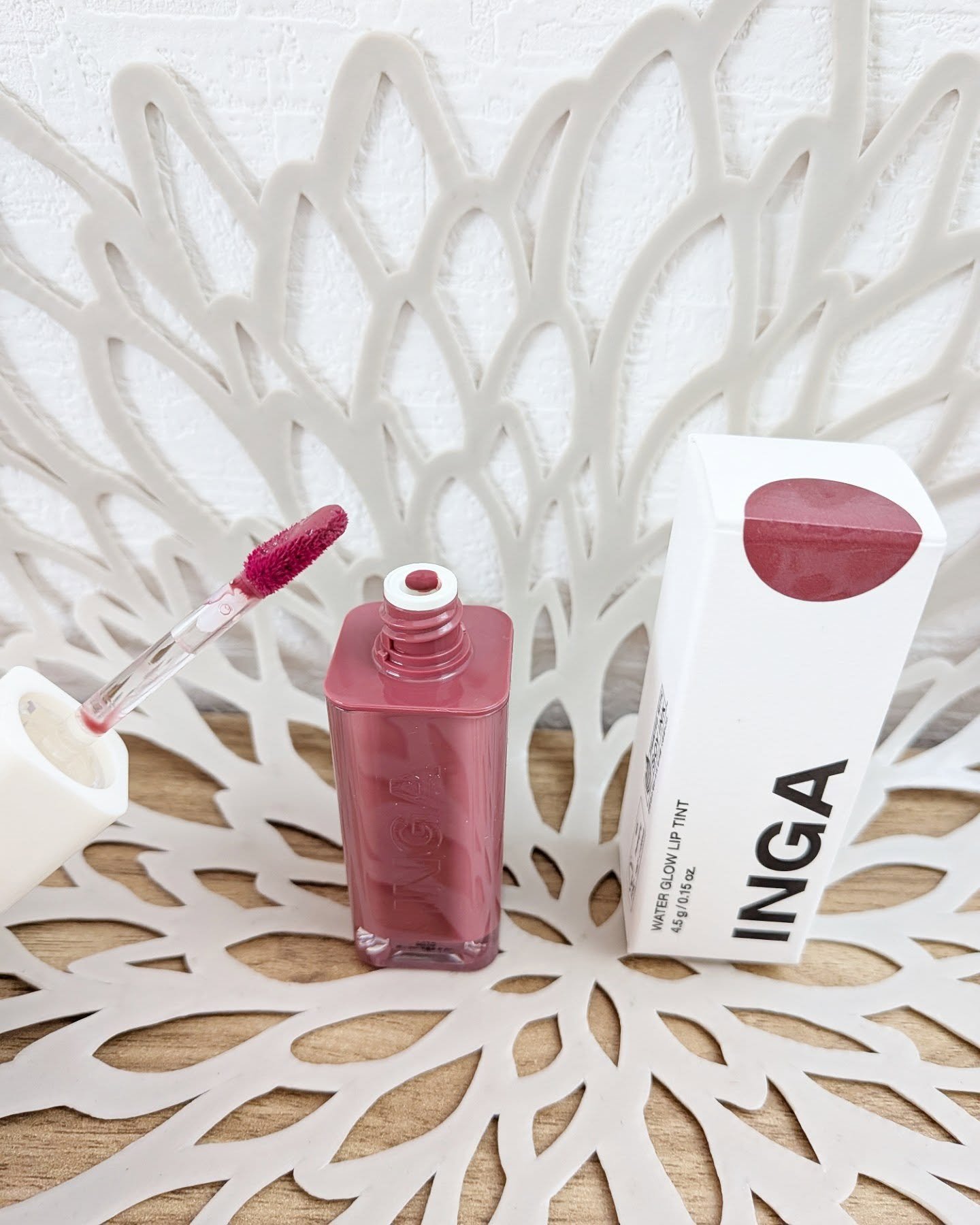 ウォーターグローリップティント/INGA/リップティントを使ったクチコミ（2枚目）