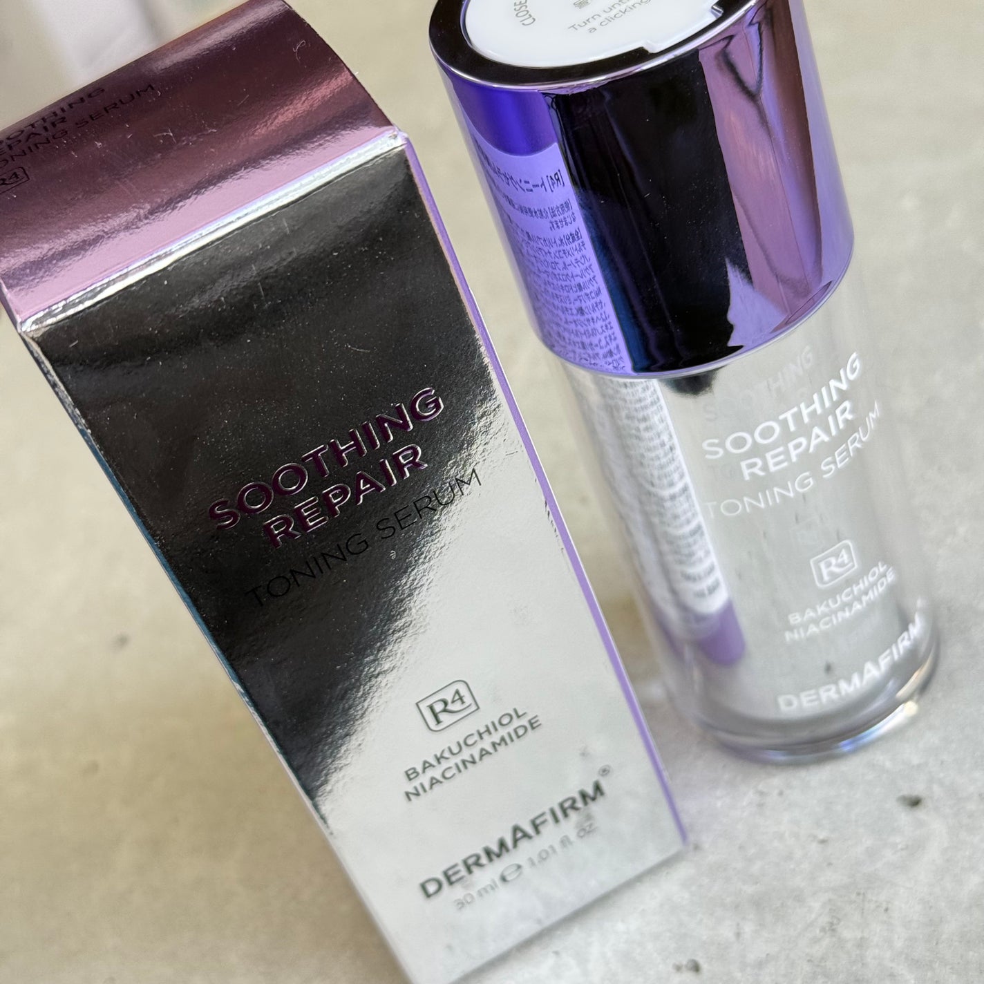 SOOTHING REPAIR TONING SERUM R4/ダーマファーム/美容液を使ったクチコミ(4枚目)