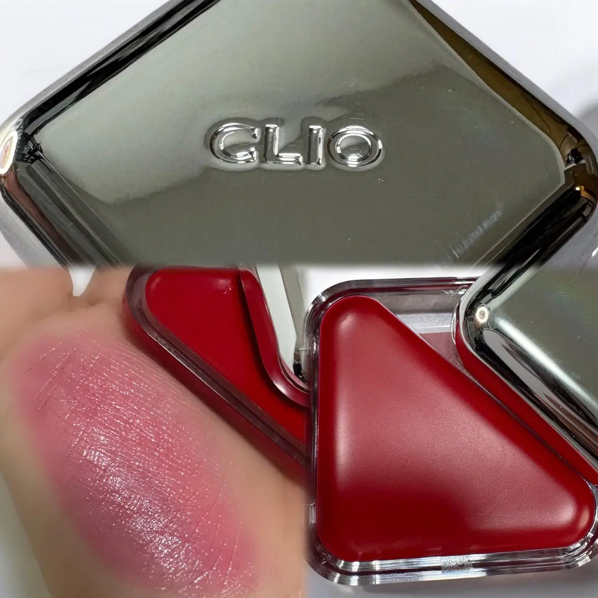 エッセンシャル リップチーク タップ 06 アップルガーデン(APPLE GARDEN)/CLIO/ジェル・クリームチークを使ったクチコミ（2枚目）