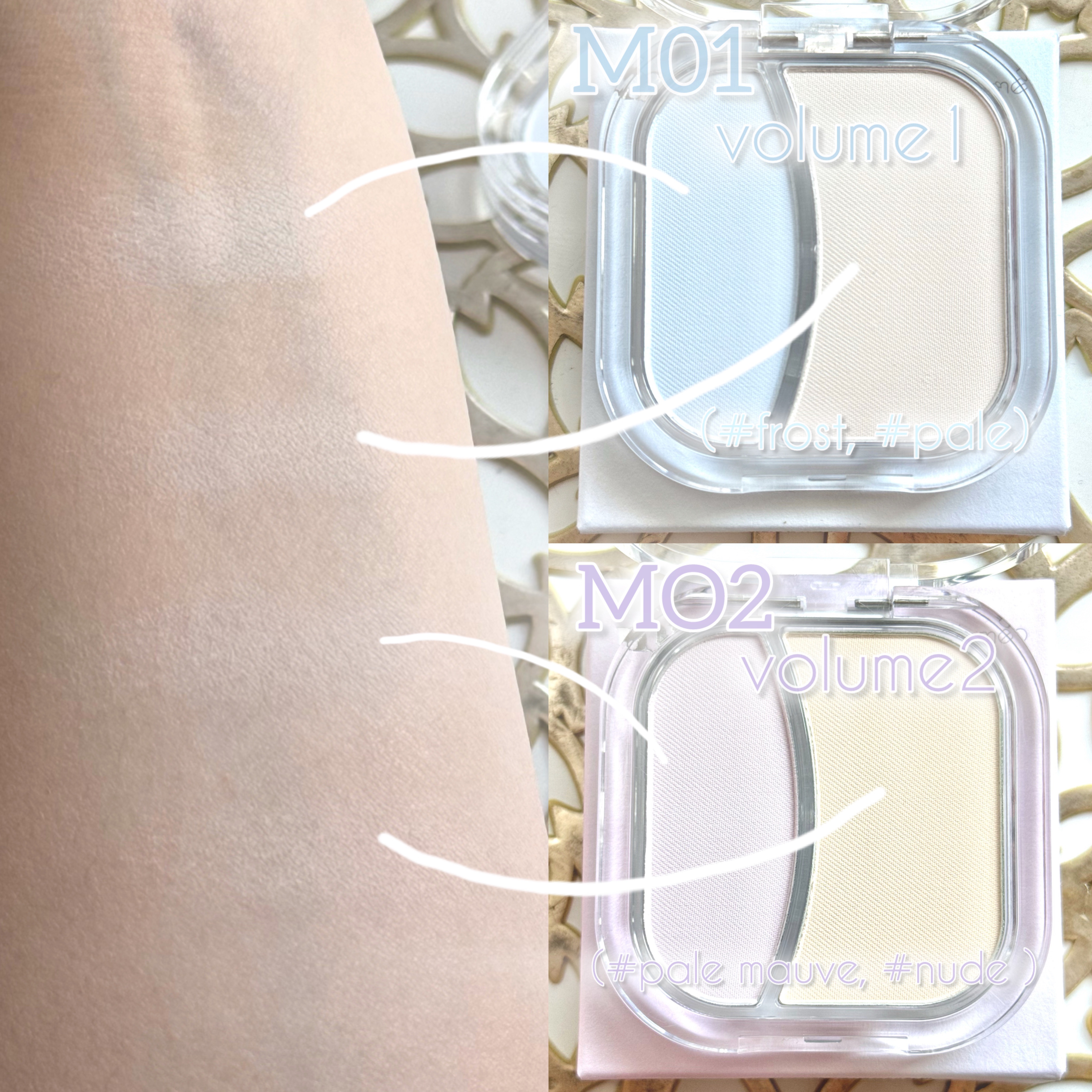 フェイスフィルボリューマーハイライター/mude/パウダーハイライトを使ったクチコミ（3枚目）