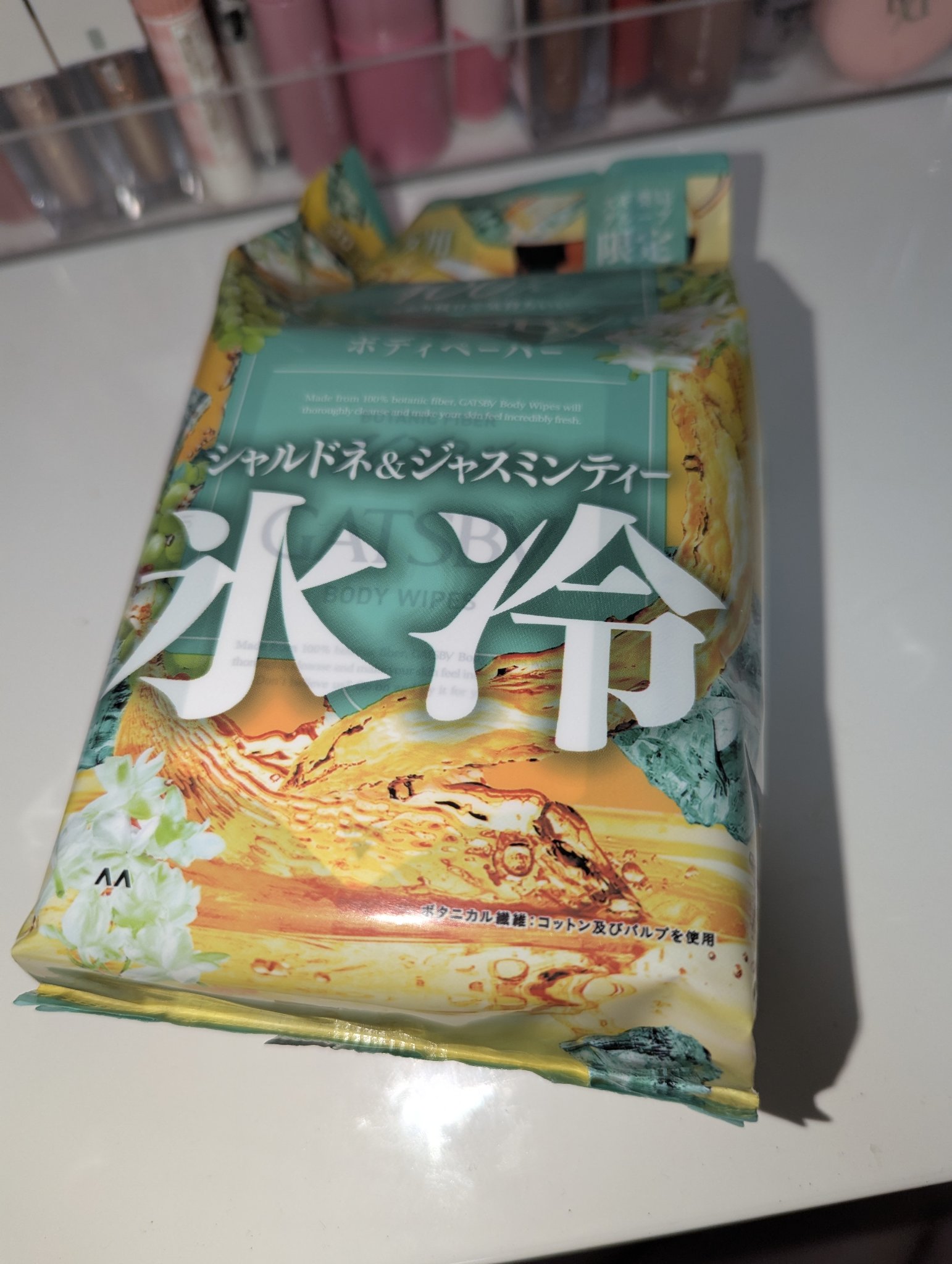 アイスボディペーパー シャルドネ&ジャスミンティー/ギャツビー/ボディシートを使ったクチコミ（2枚目）
