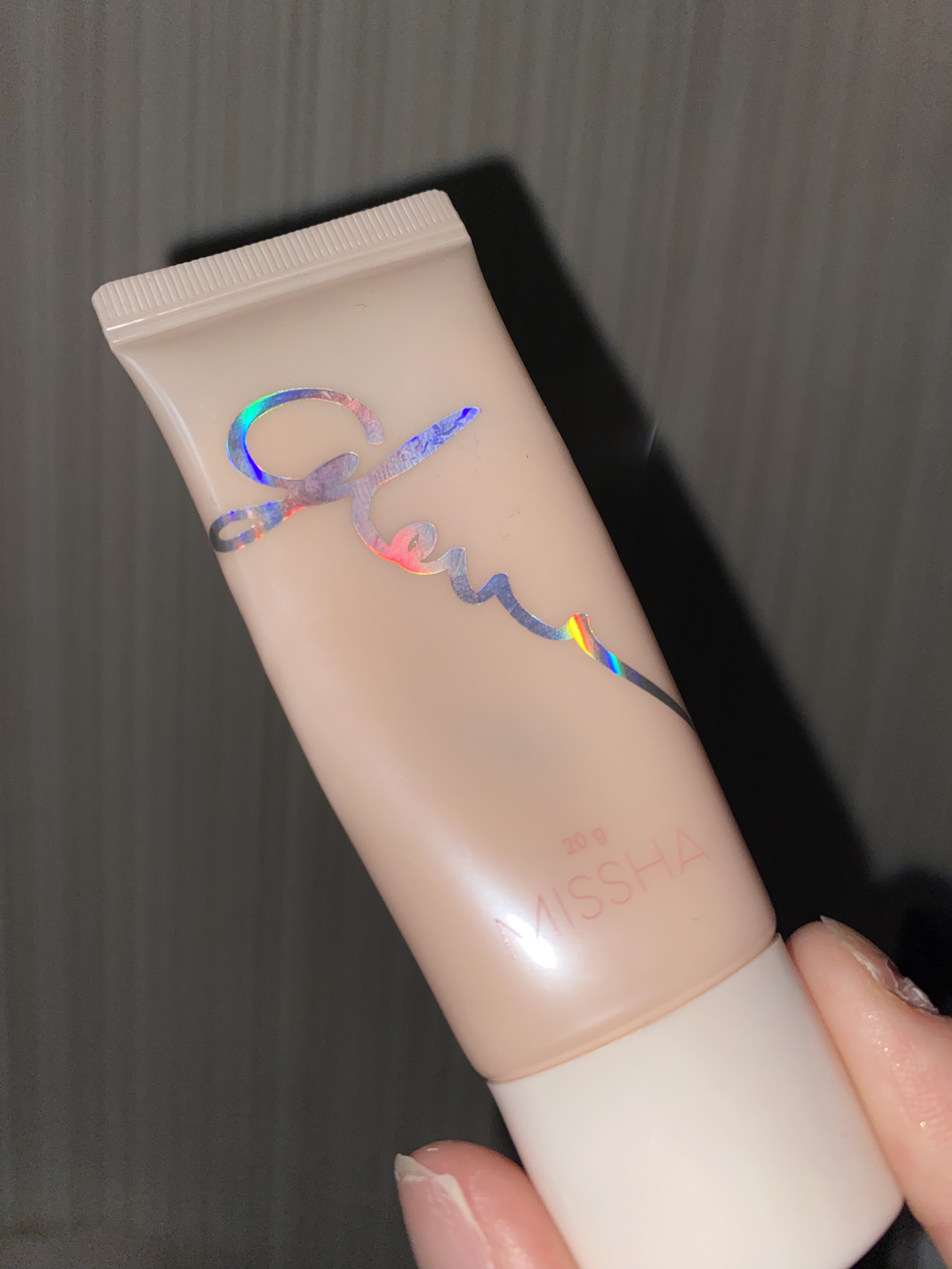 ミシャ グロウ スキンバーム（Ｒ） ミニ 20g(限定)【旧】/MISSHA/化粧下地を使ったクチコミ（1枚目）