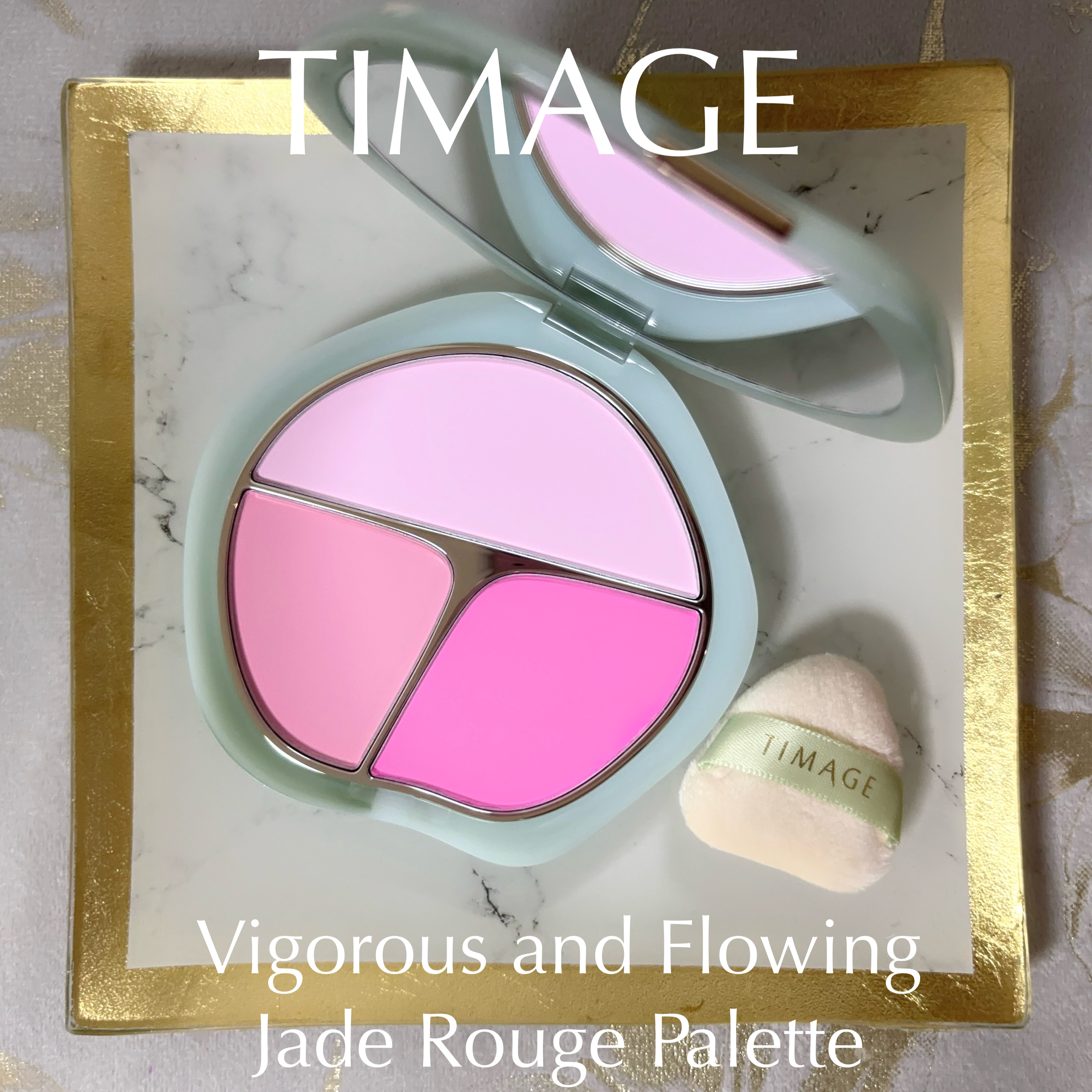 TIMAGE  3色チークパレット/TIMAGE/パウダーチークを使ったクチコミ（1枚目）