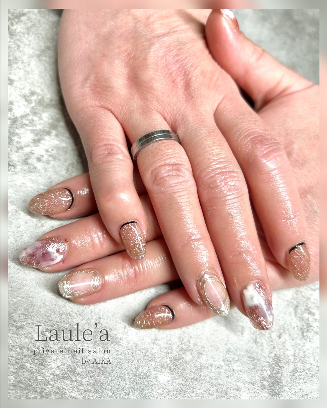 ミージェル ベースジェル/meegel/ジェルネイルを使ったクチコミ（3枚目）