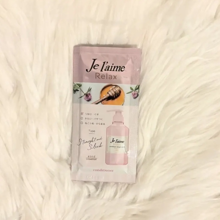 リラックス シャンプー／ヘアコンディショナー(ストレート＆スリーク) ヘアコンディショナー 500ml/Je l'aime/市販シャンプーを使ったクチコミ（1枚目）