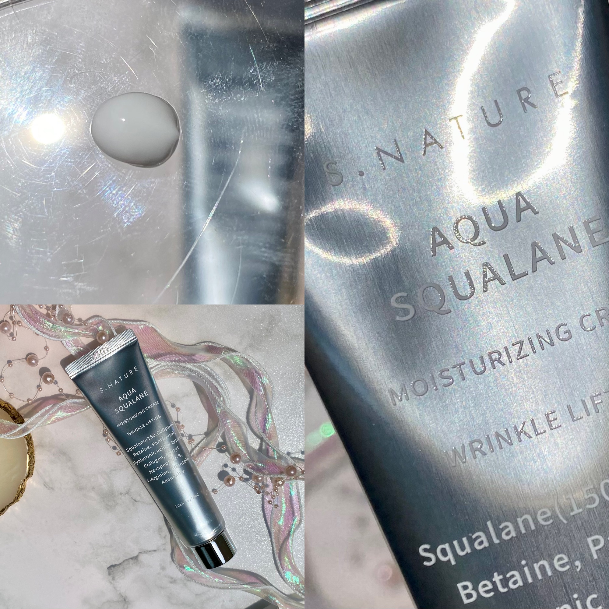 アクアスクワランモイスチャークリーム/S.NATURE/フェイスクリームを使ったクチコミ（3枚目）