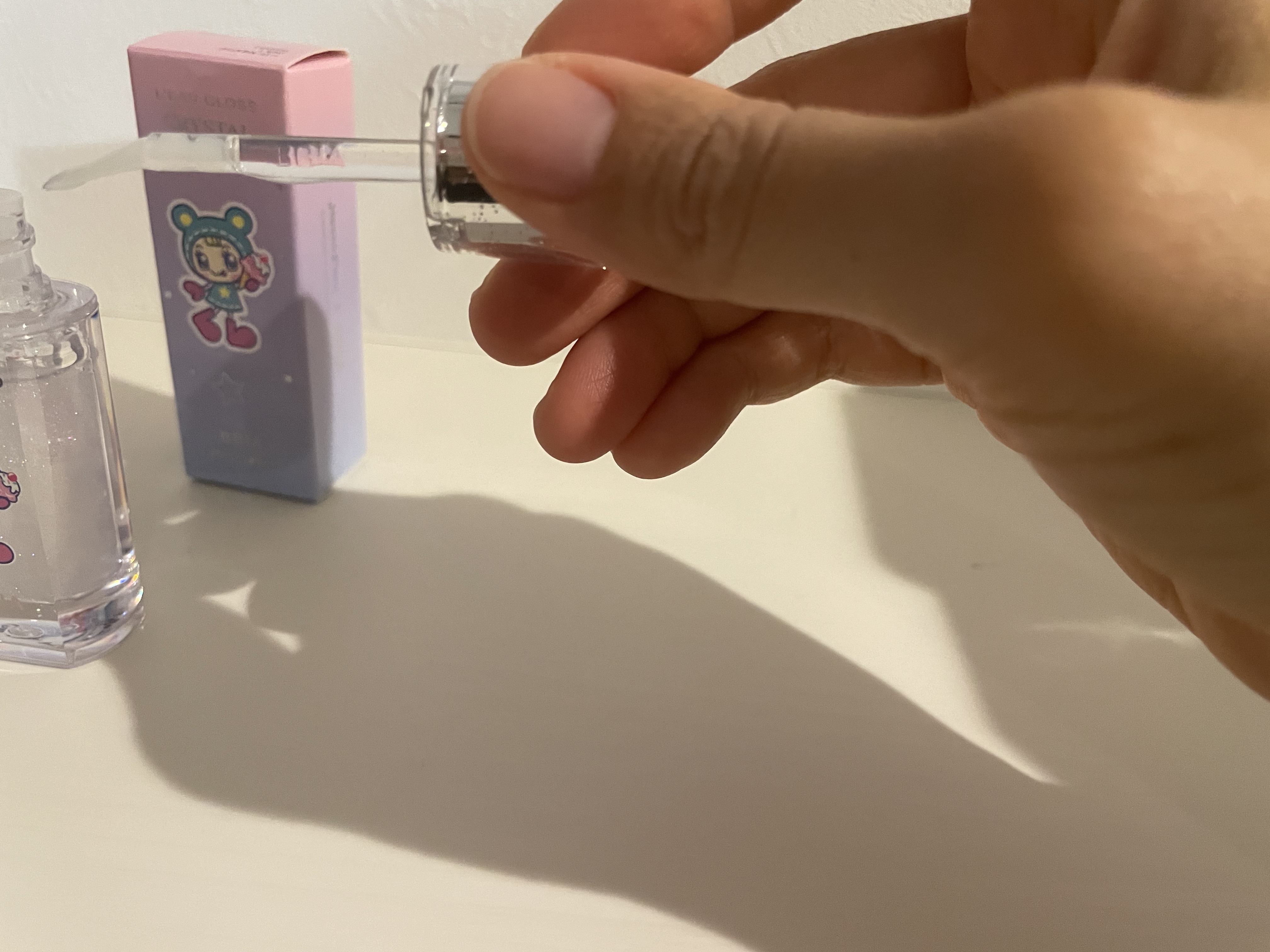 ローグロス 01 クリスタル・ロー（ピアー×メゾ ピアノエディション）/BBIA/リップグロスを使ったクチコミ（2枚目）