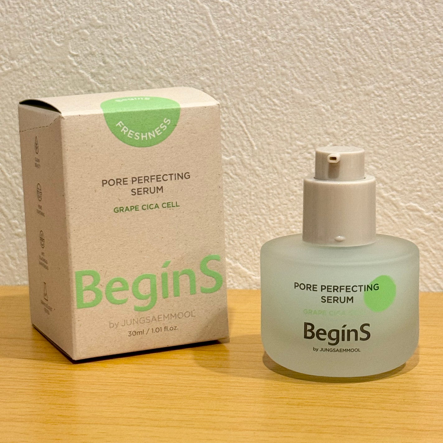 Pore Perfecting Serum/BeginS by JUNGSAEMMOOL/美容液を使ったクチコミ(1枚目)