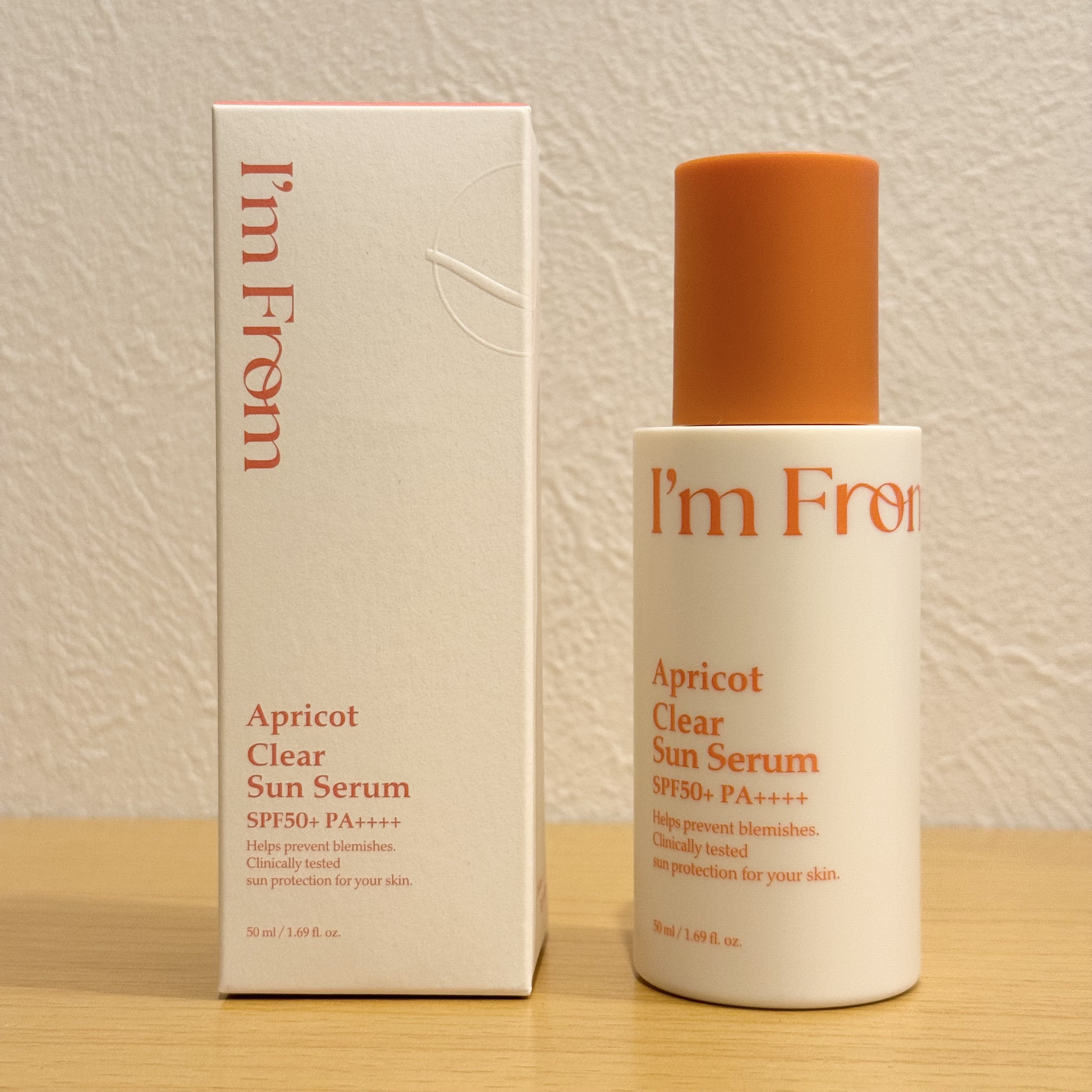 アプリコットクリアサンセラム/I'm from/日焼け止めローションを使ったクチコミ（1枚目）