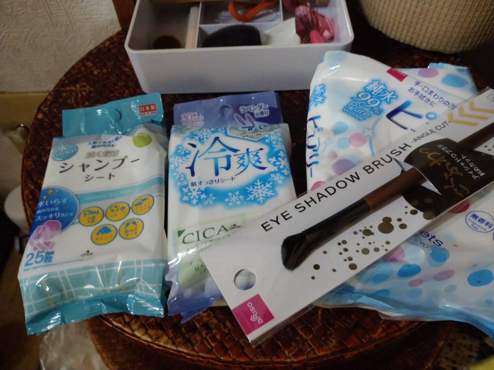 シェーディングブラシ 馬毛/DAISO/メイクブラシを使ったクチコミ（1枚目）