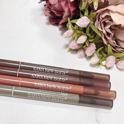 クリーミーアイペンシルEX/サナ ニューボーン/ペンシルアイライナーを使ったクチコミ(2枚目)