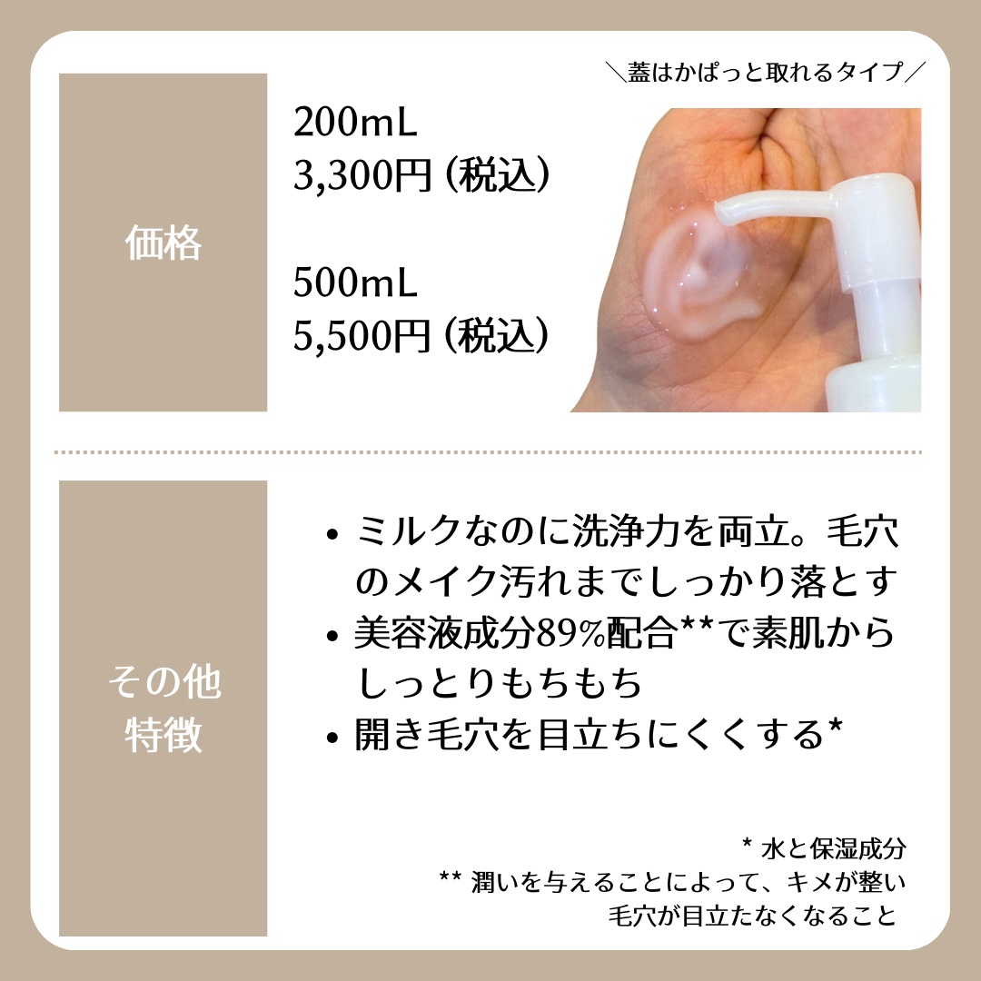 トリートメント クレンジング ミルク/COVERMARK/ミルククレンジングを使ったクチコミ（2枚目）