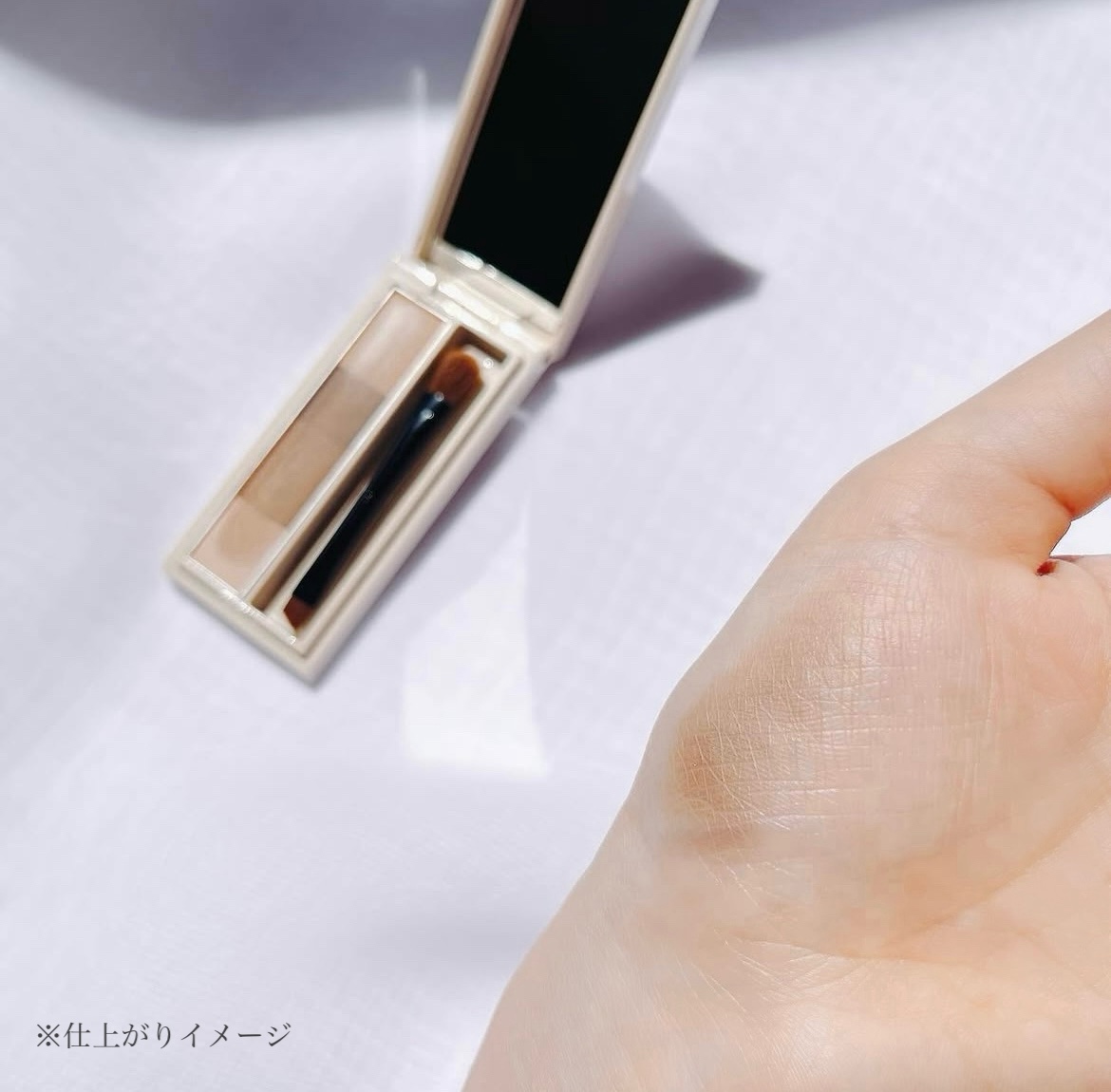 フラッフデザイン アイブロウパウダー/Visée/パウダーアイブロウを使ったクチコミ（3枚目）