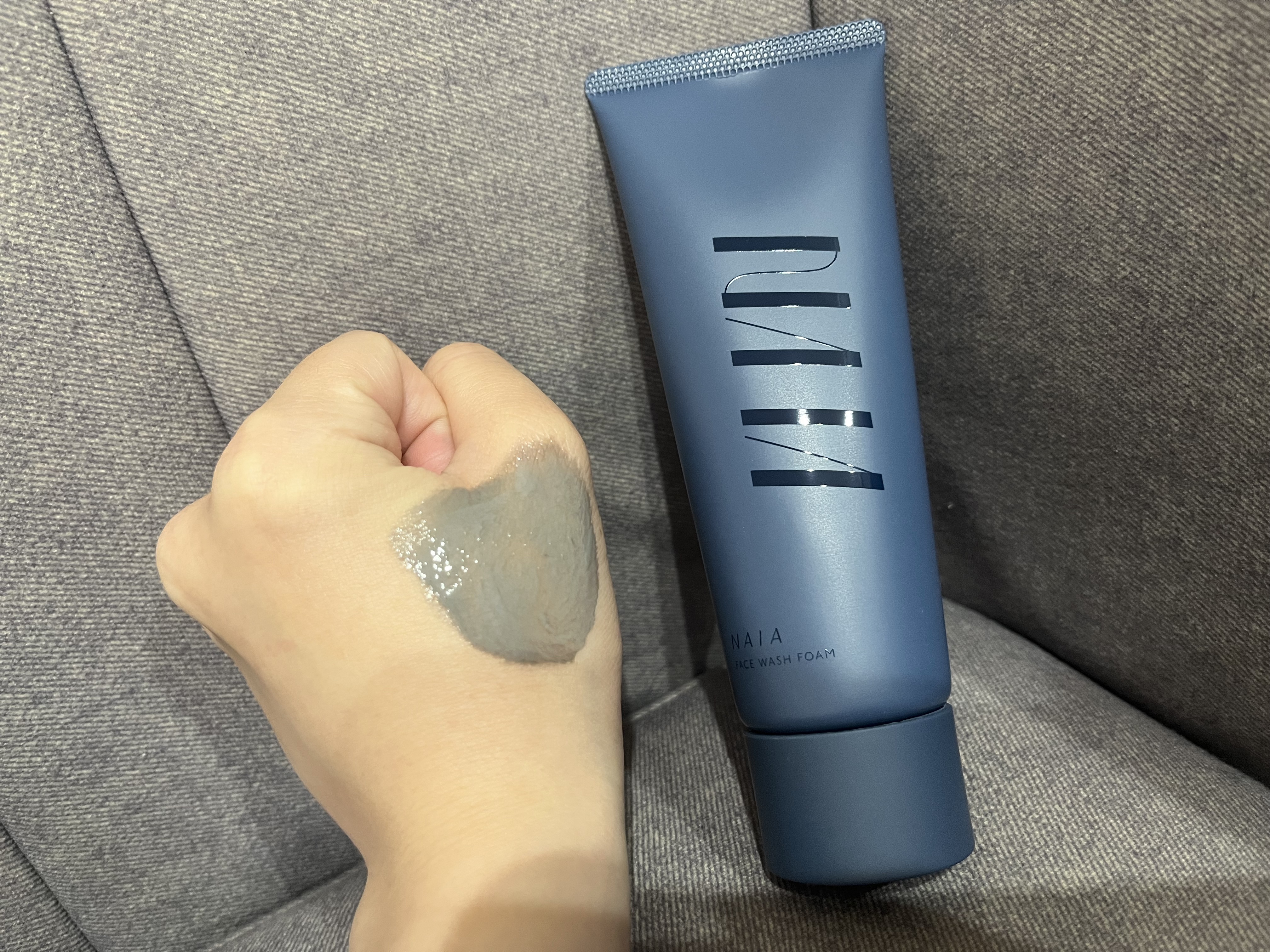 菊炭＆酒粕配合 洗顔フォーム/NAIA/洗顔フォームを使ったクチコミ（3枚目）